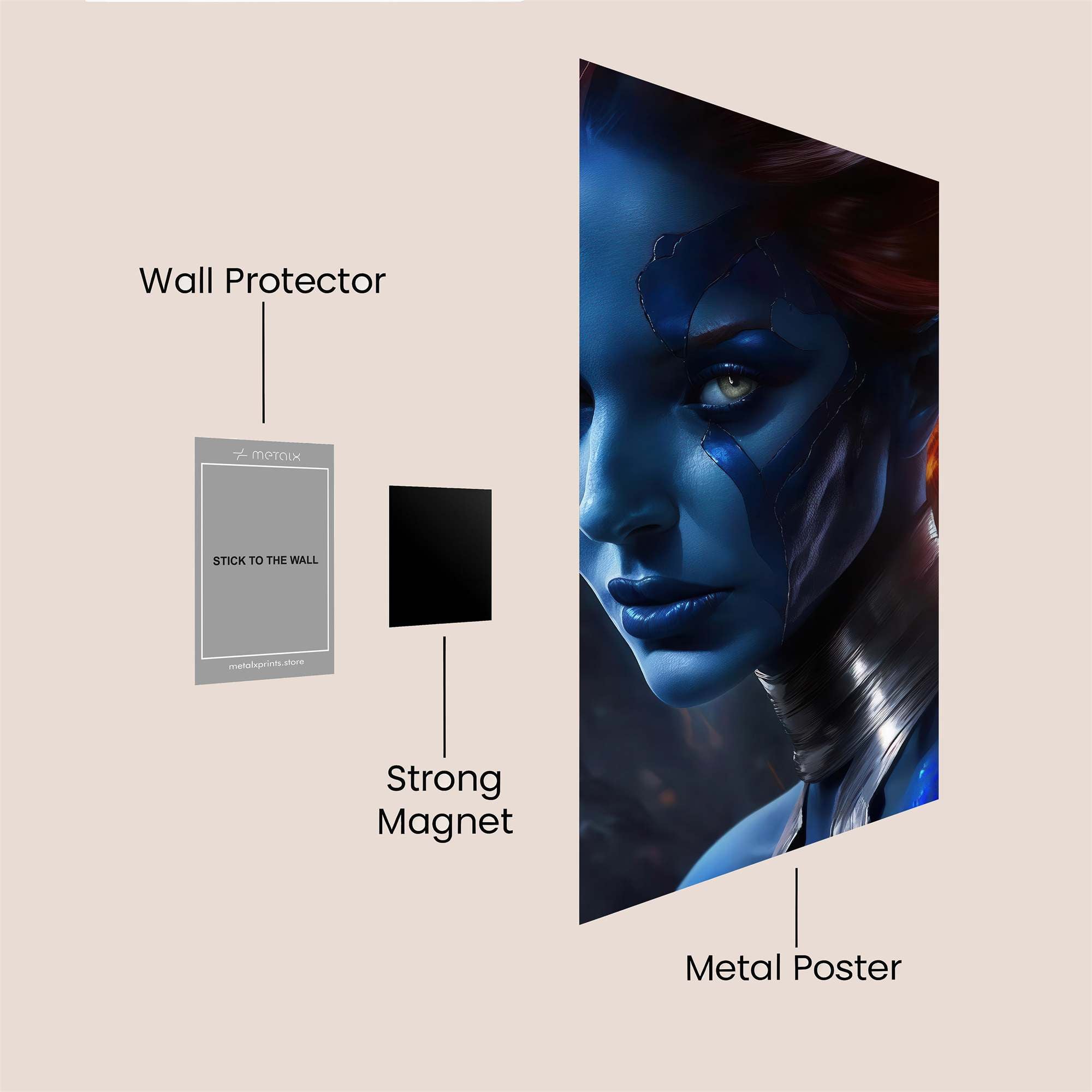 Mystique Enigma Safe Wall Magnetic / M