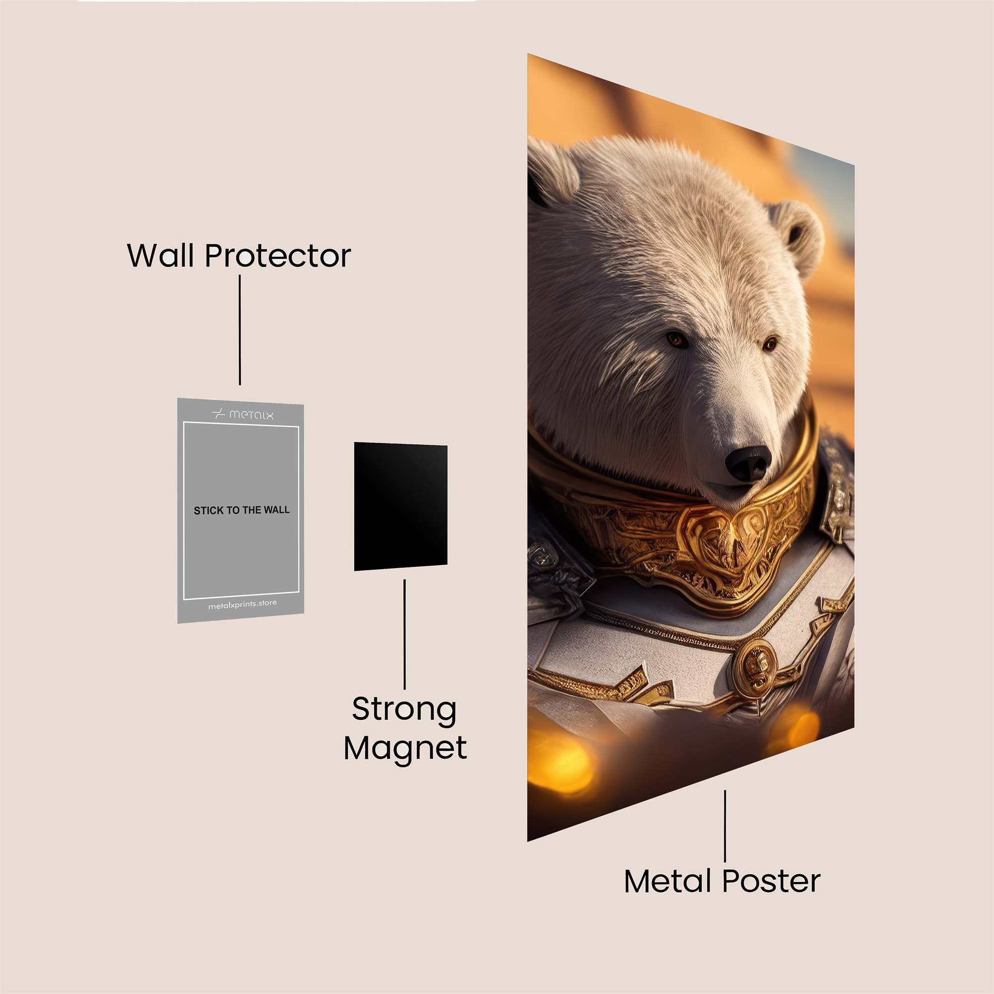 Polar Majesty Safe Wall Magnetic / M