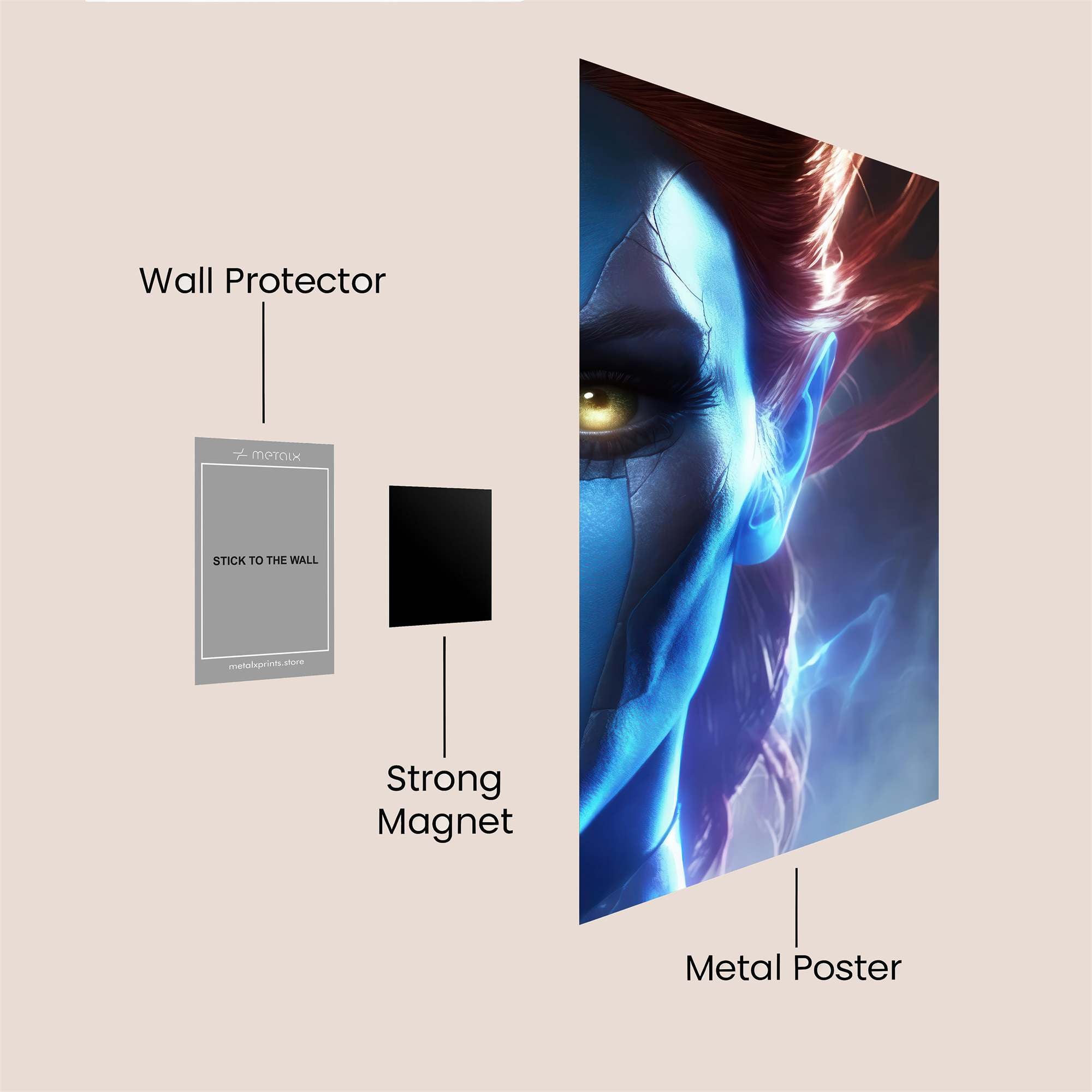 Mystique Enigma Safe Wall Magnetic / M