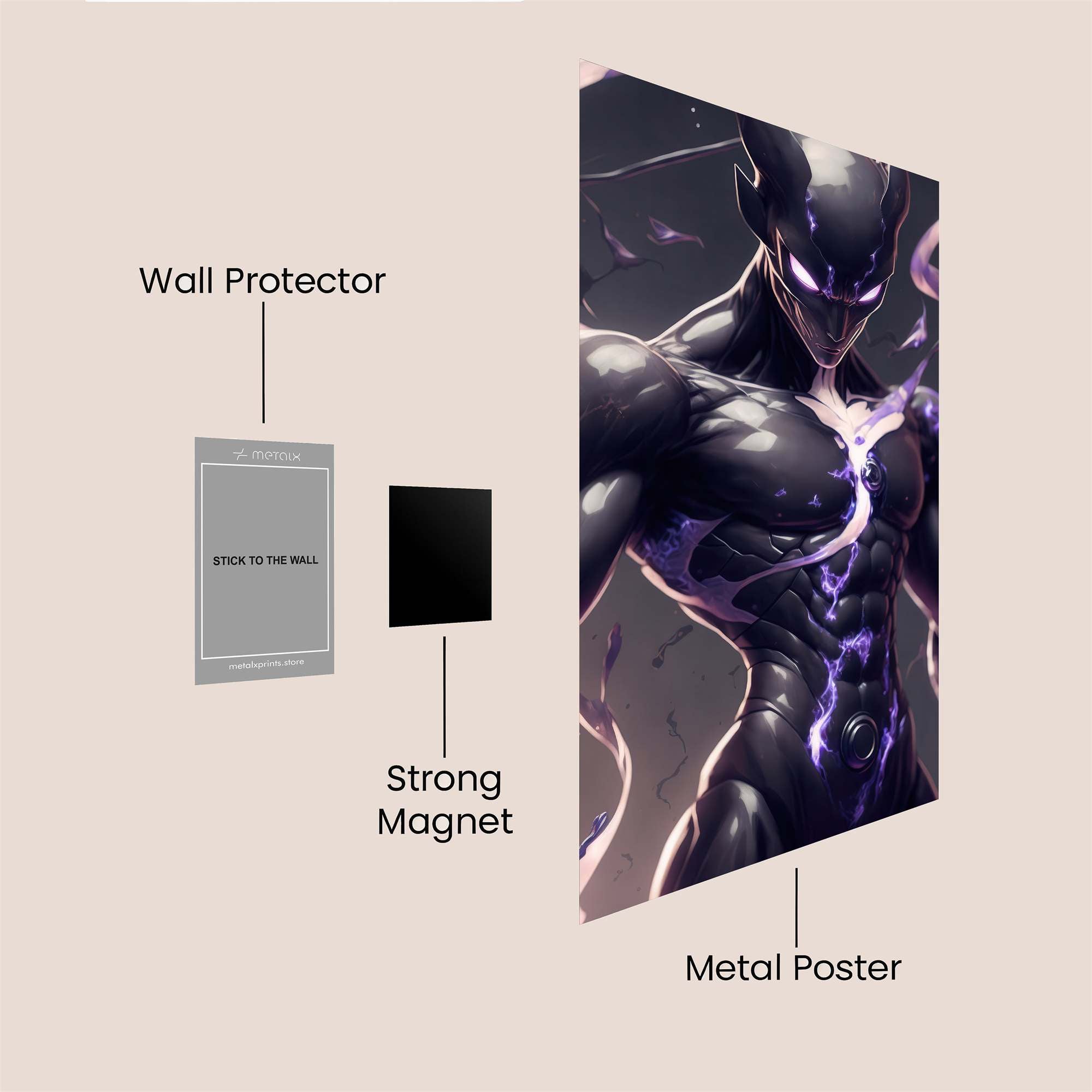 Spectral Intensity Safe Wall Magnetic / M