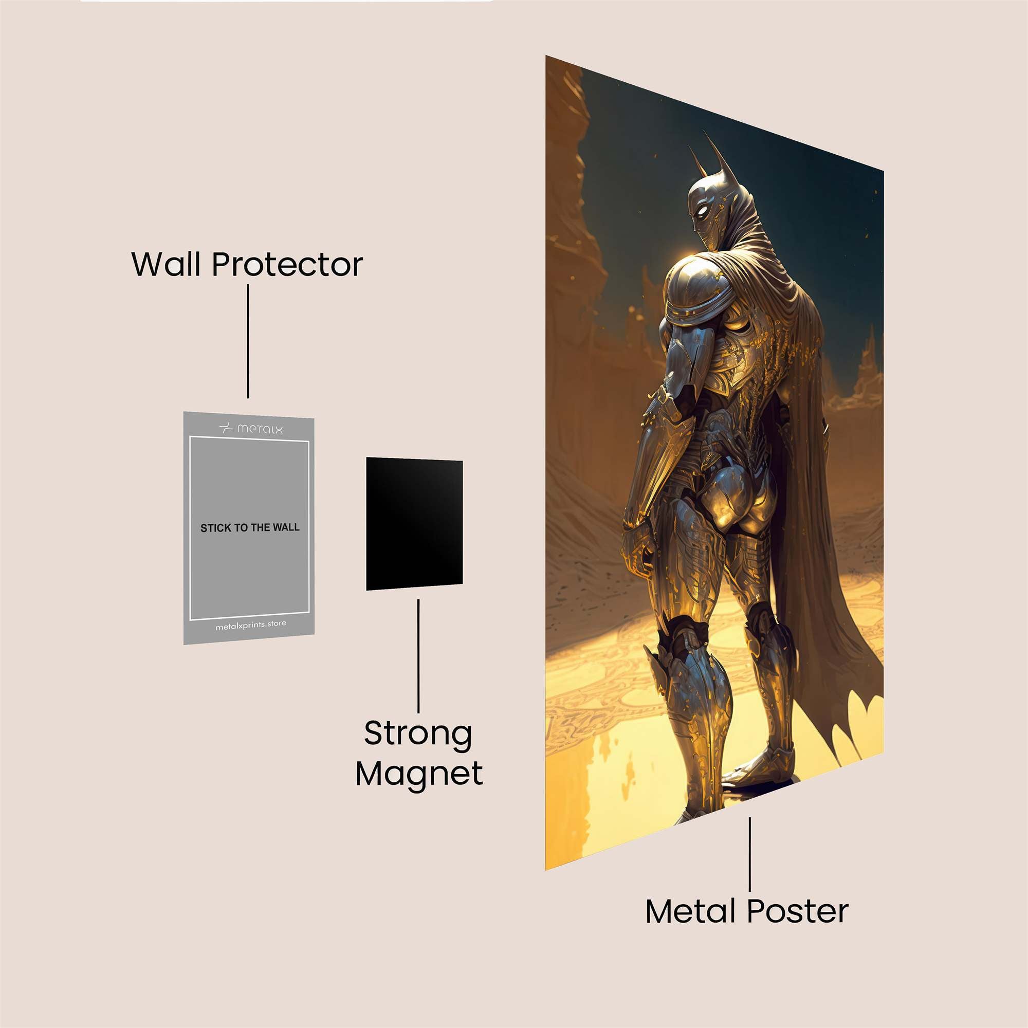 Knightly Majesty Safe Wall Magnetic / M