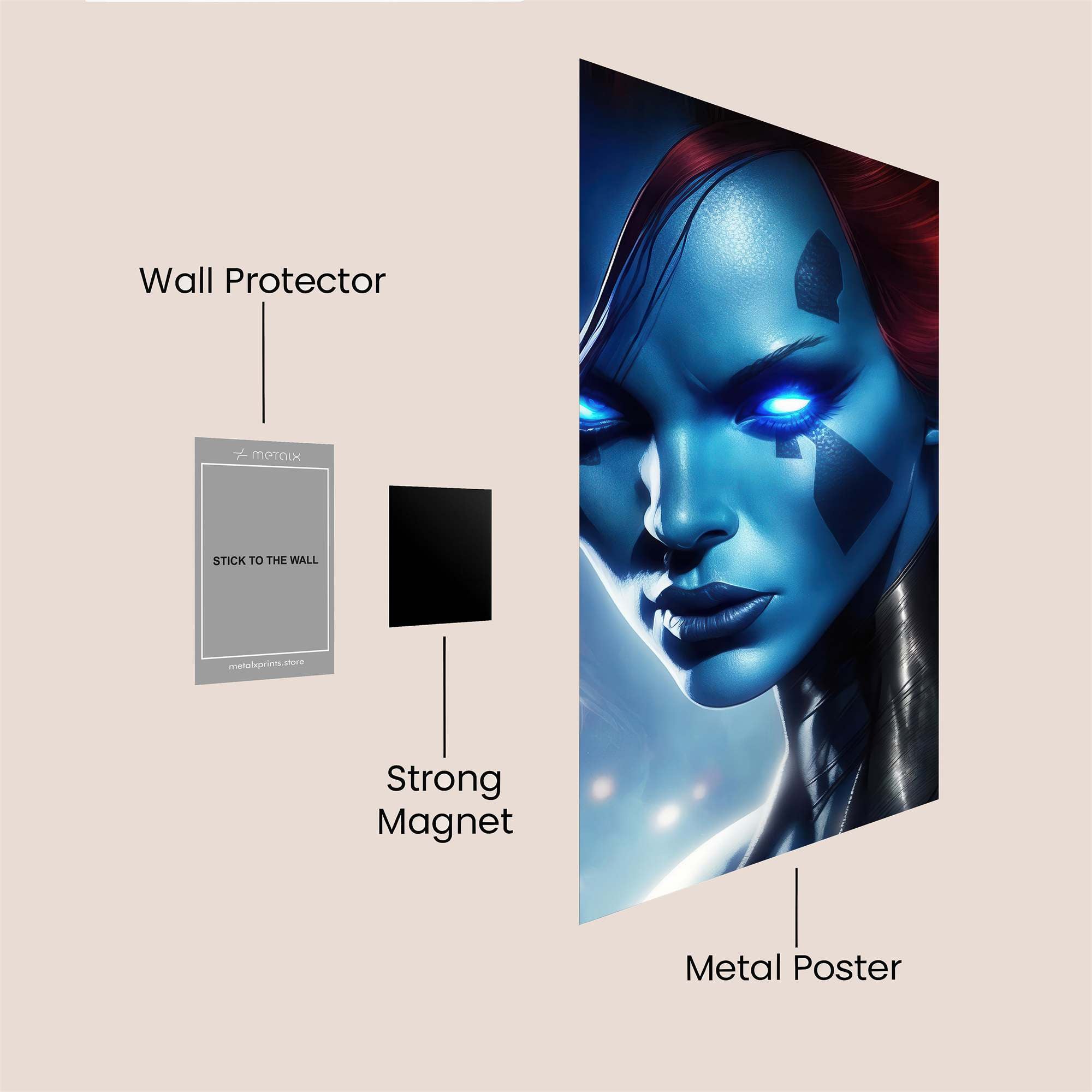 Mystique Enigma Safe Wall Magnetic / M