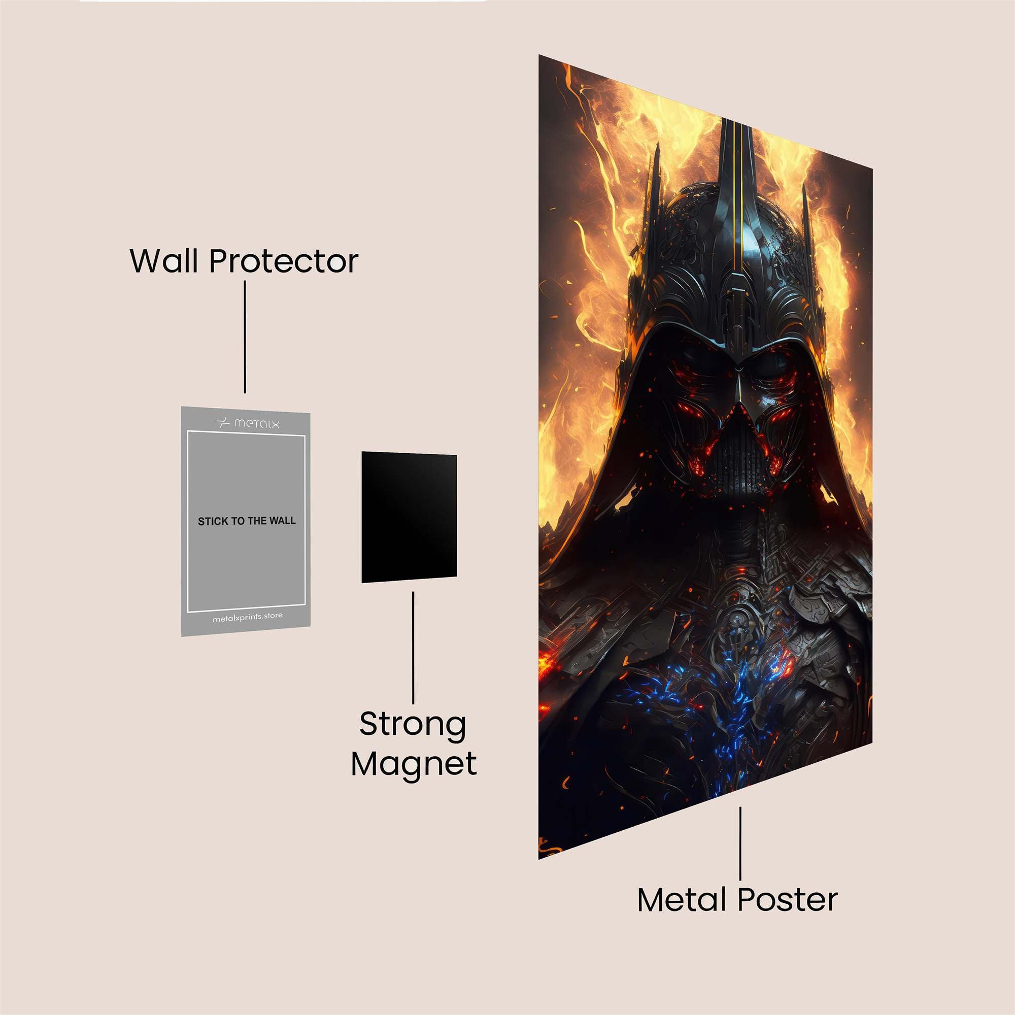 Inferno Majesty Safe Wall Magnetic / M