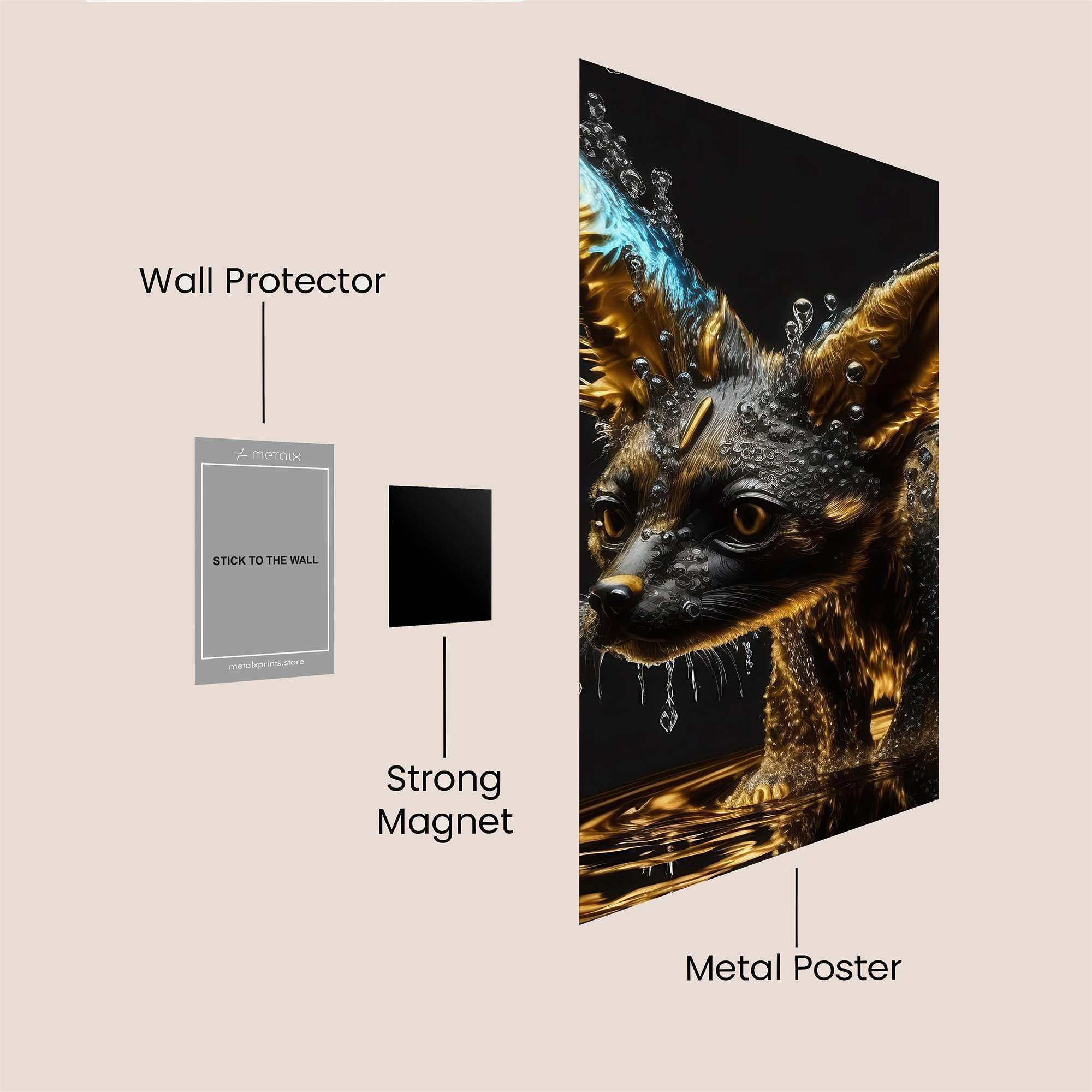 Fennec Mystique Safe Wall Magnetic / M