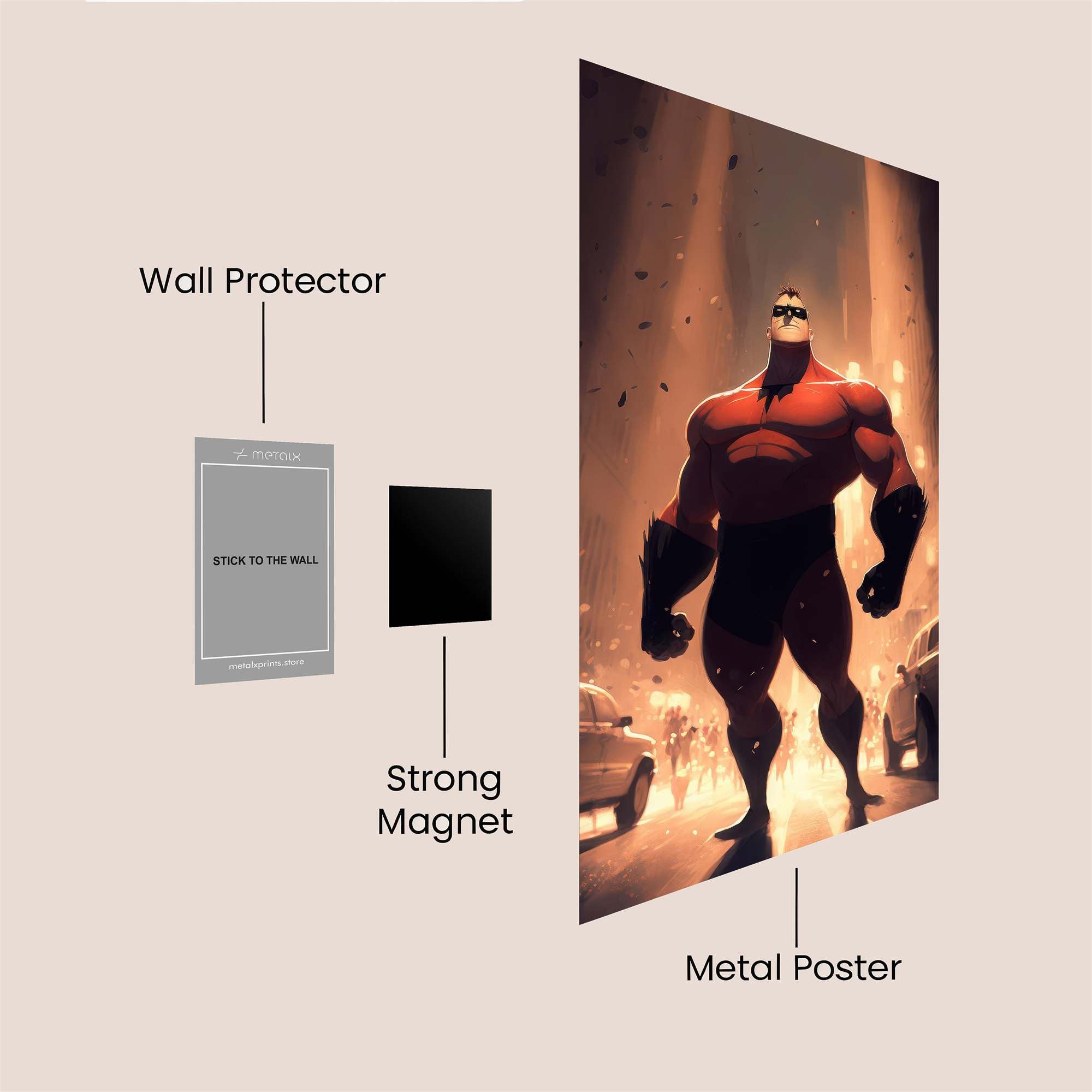 Incredible Might Safe Wall Magnetic / M