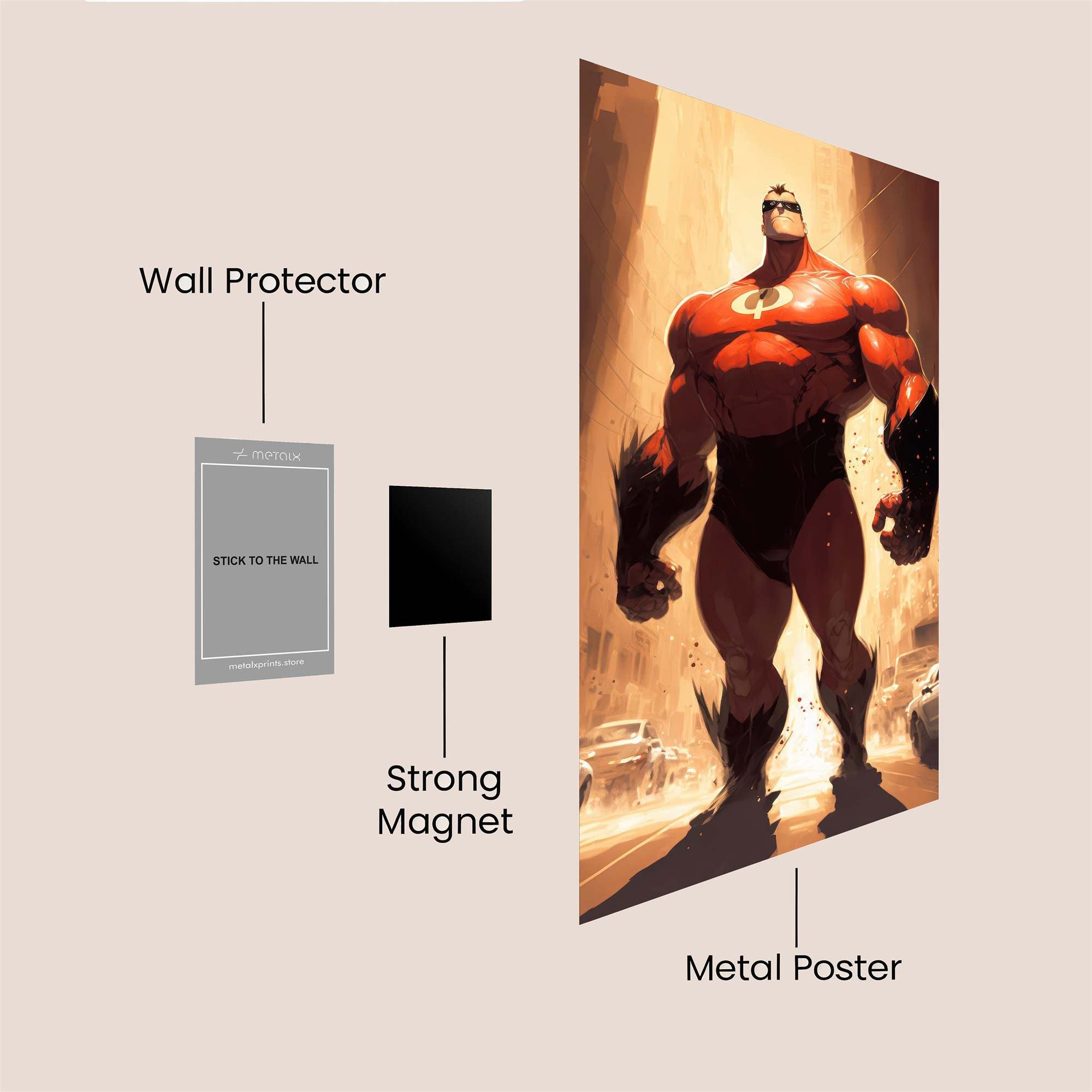 Incredible Strength Safe Wall Magnetic / M