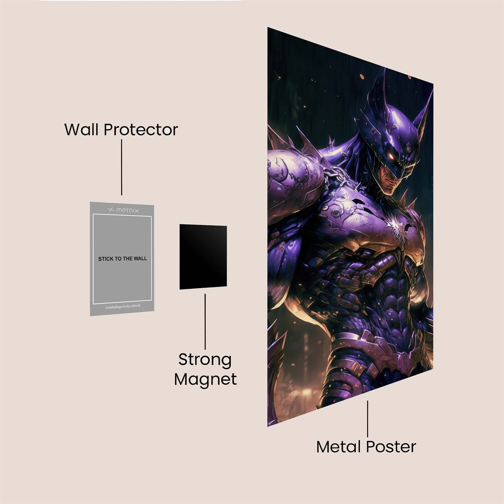 Dark Knightmare Safe Wall Magnetic / M