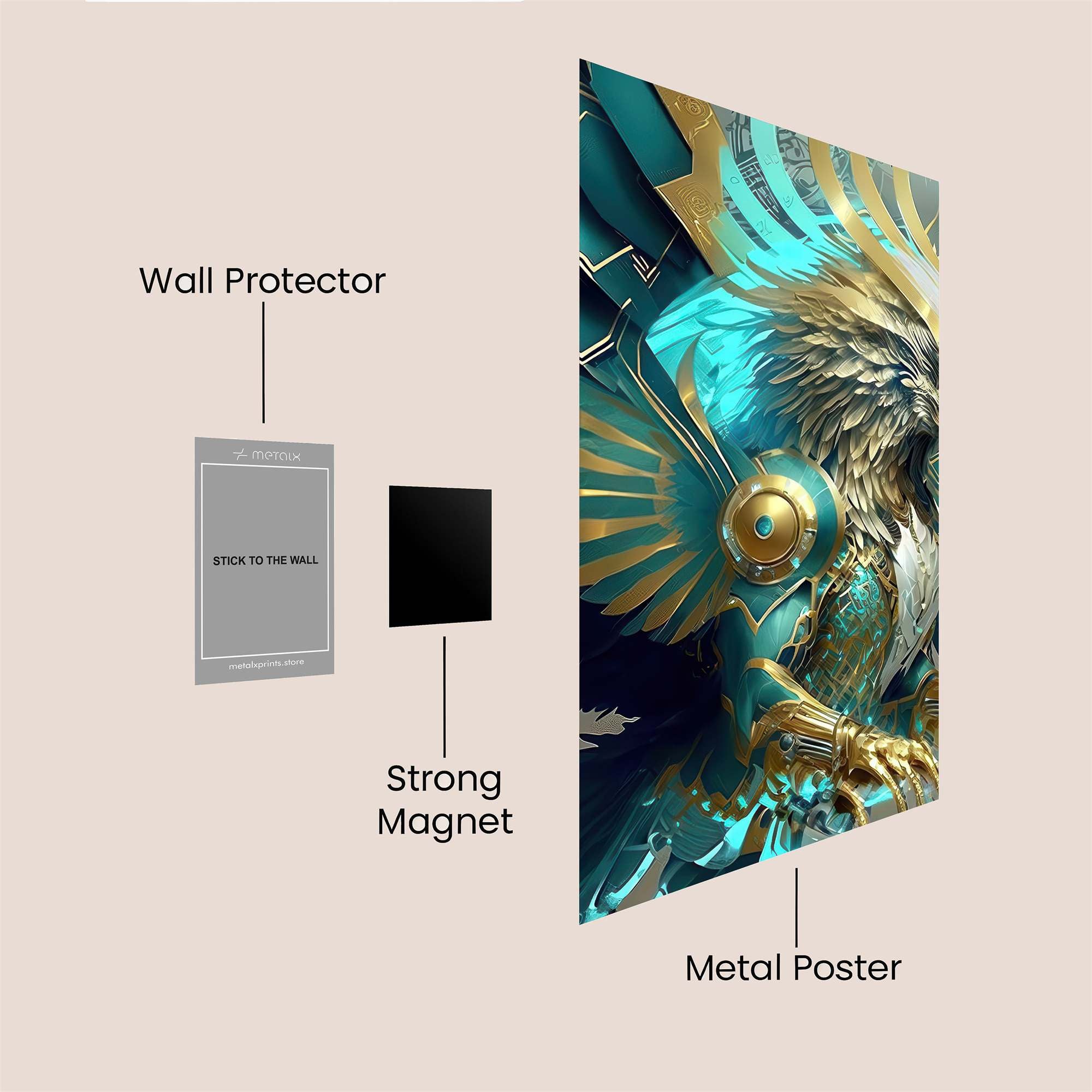 Mechanical Majesty Safe Wall Magnetic / M