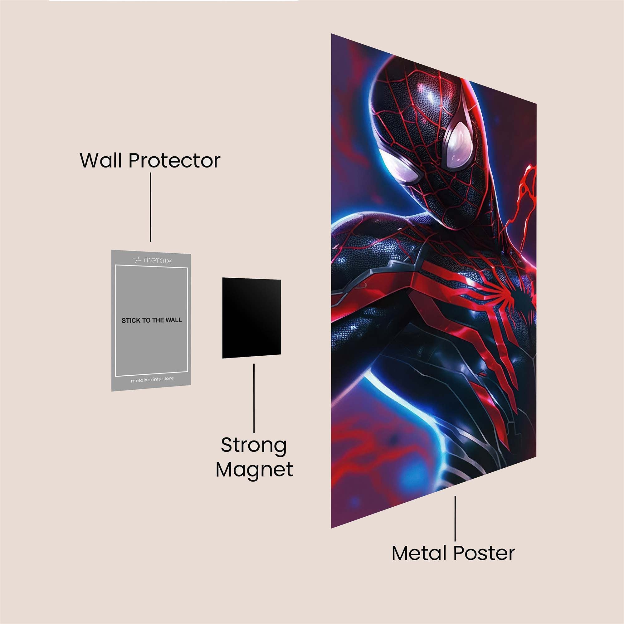 Spider-Man Radiance Safe Wall Magnetic / M