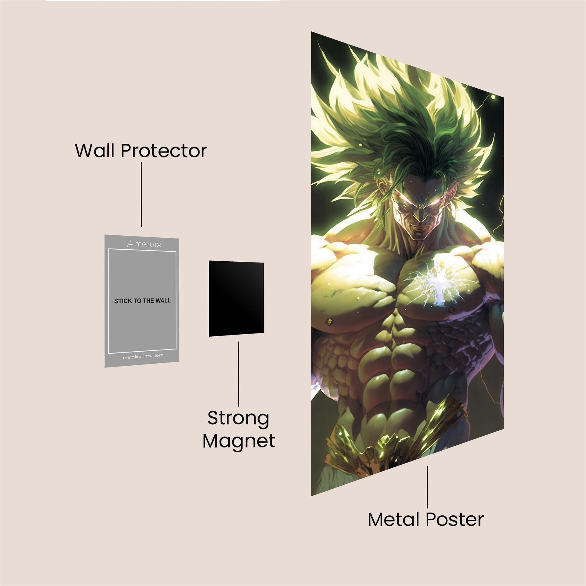 Broly Blitz Safe Wall Magnetic / M