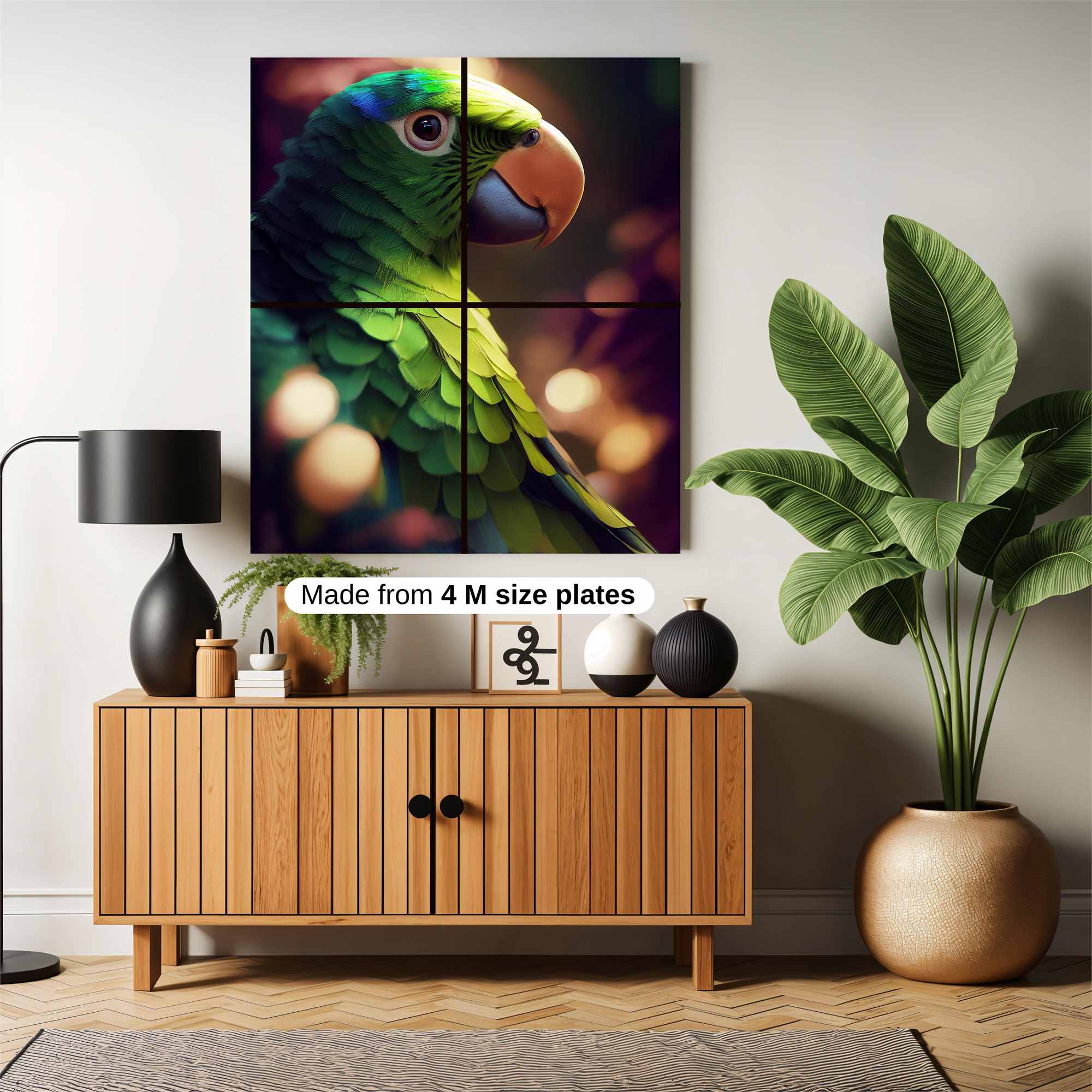 Parrot Luminescence Safe Wall Magnetic / M