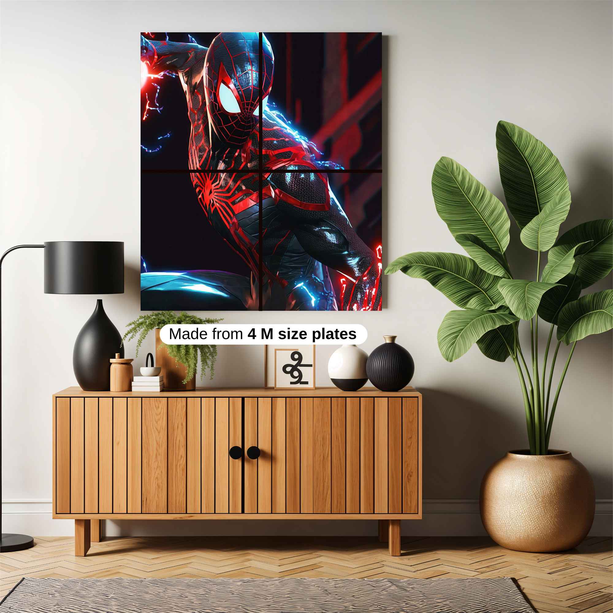 Spider-Man Surge Safe Wall Magnetic / M