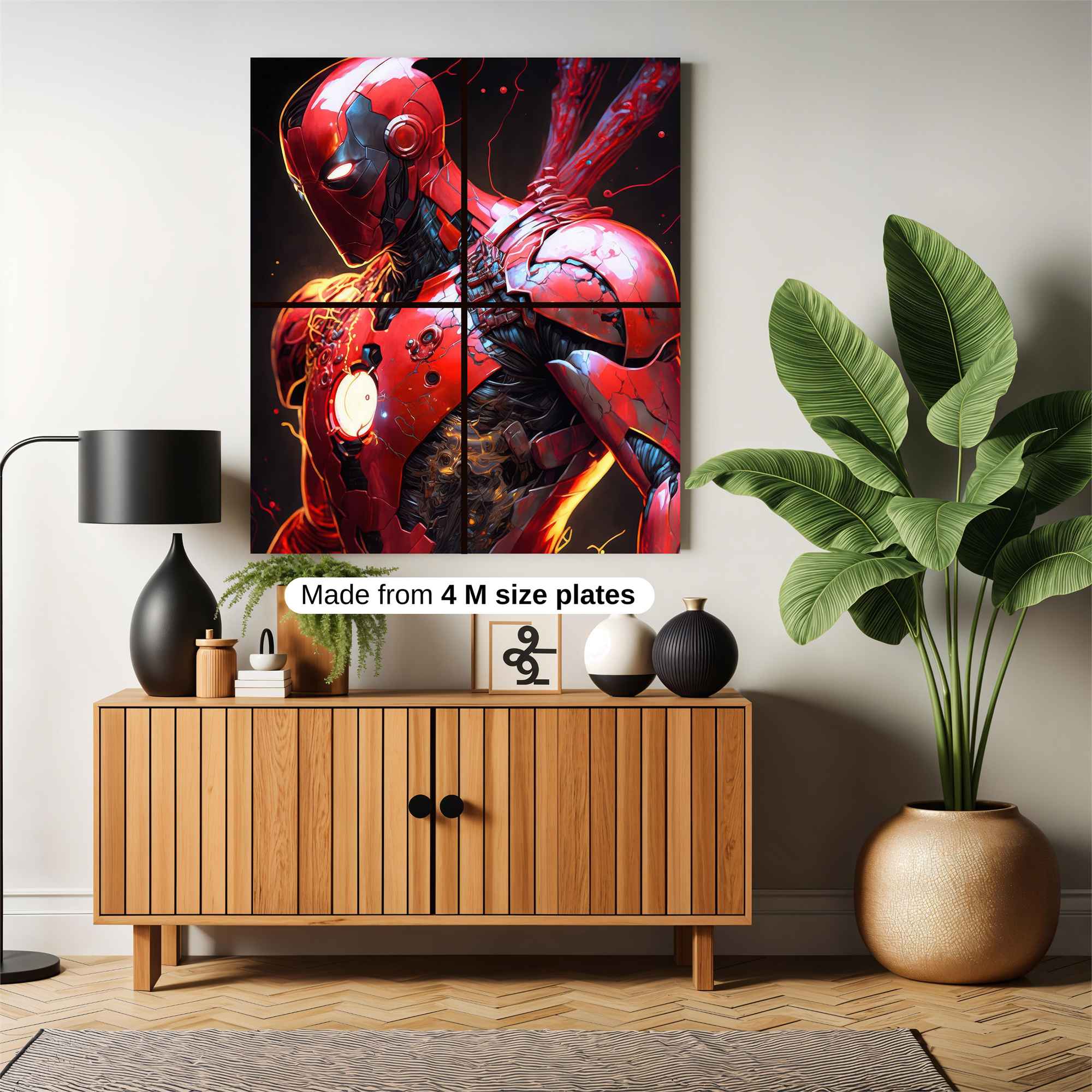 Armored Fusion Safe Wall Magnetic / M