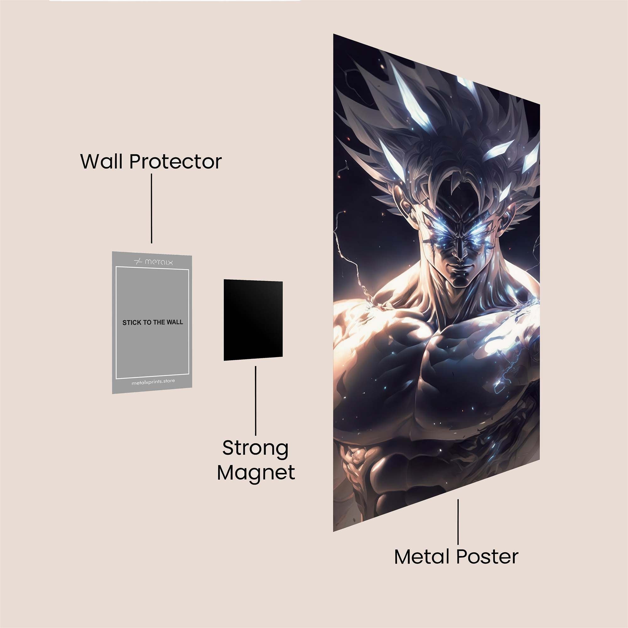 Goku Surge Safe Wall Magnetic / M