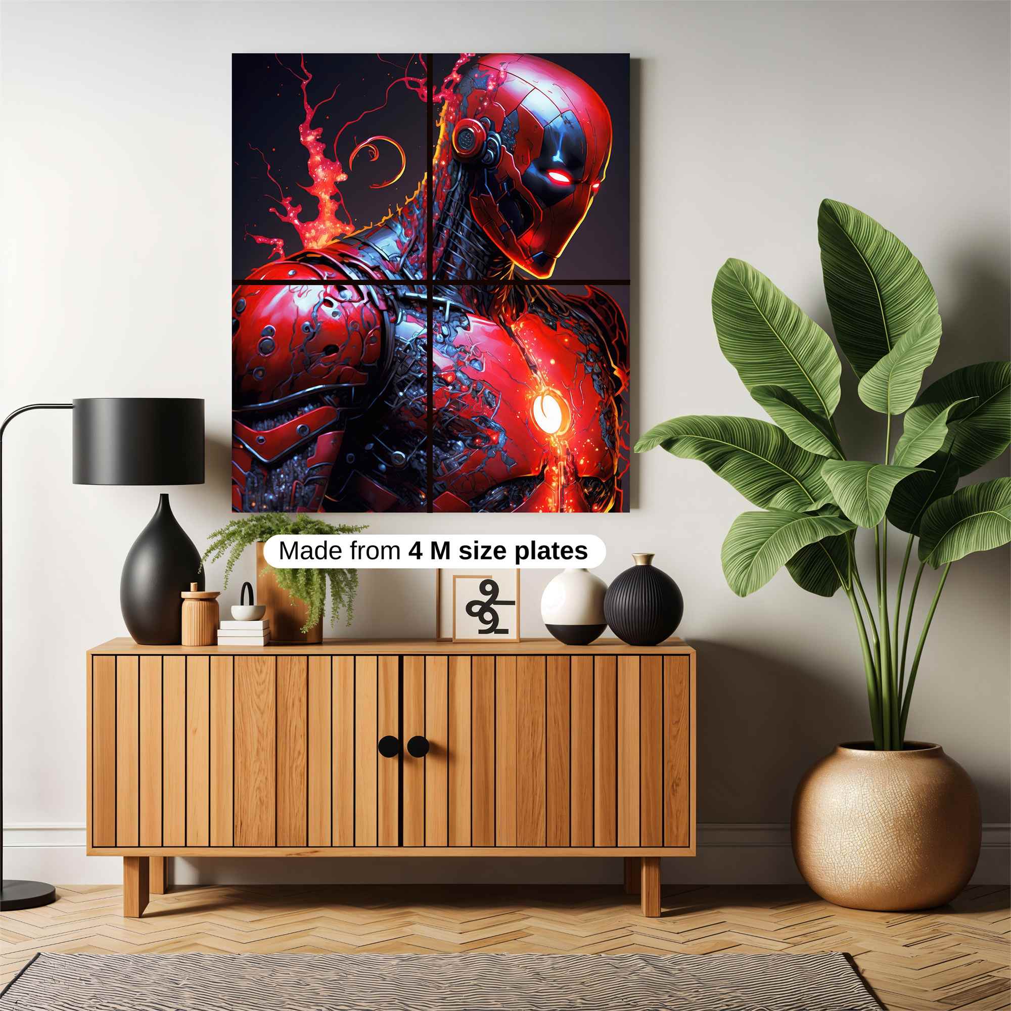 Cyber Inferno Safe Wall Magnetic / M