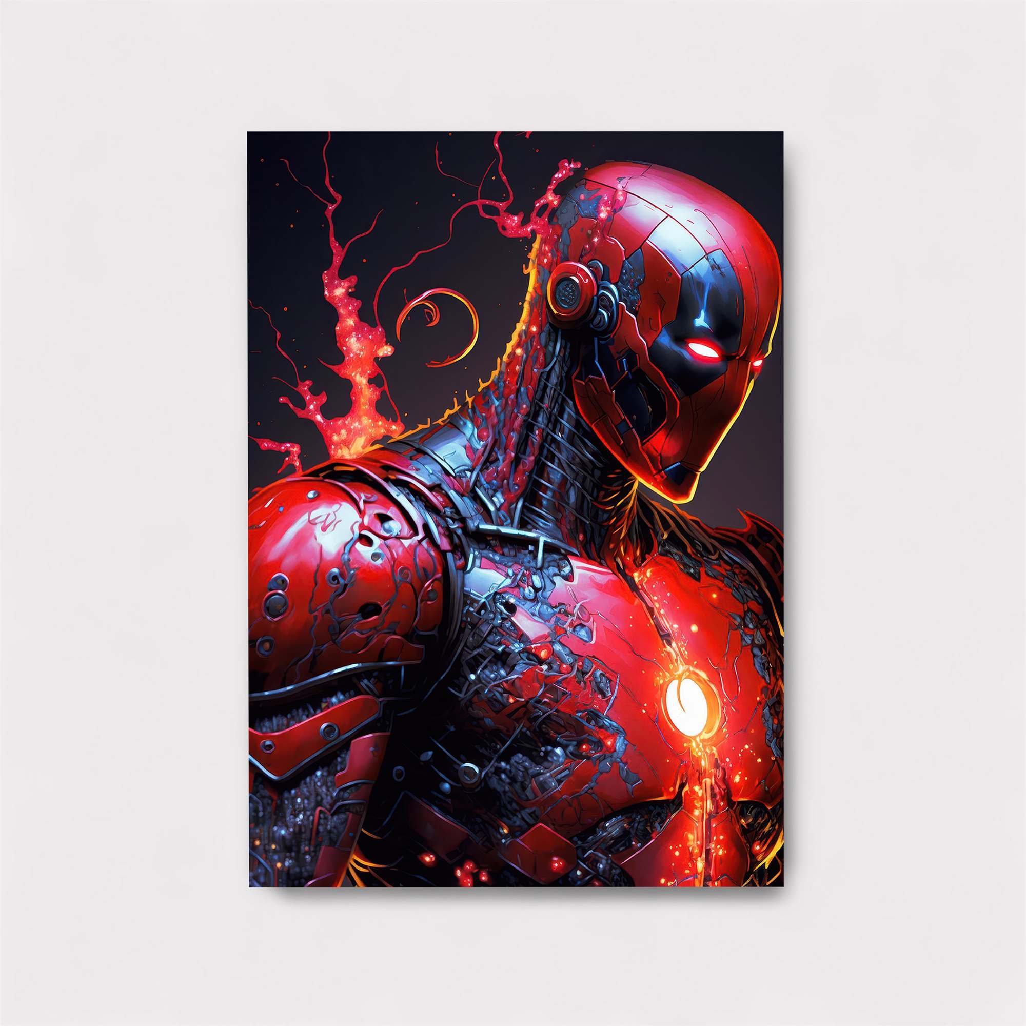 Cyber Inferno Safe Wall Magnetic / M