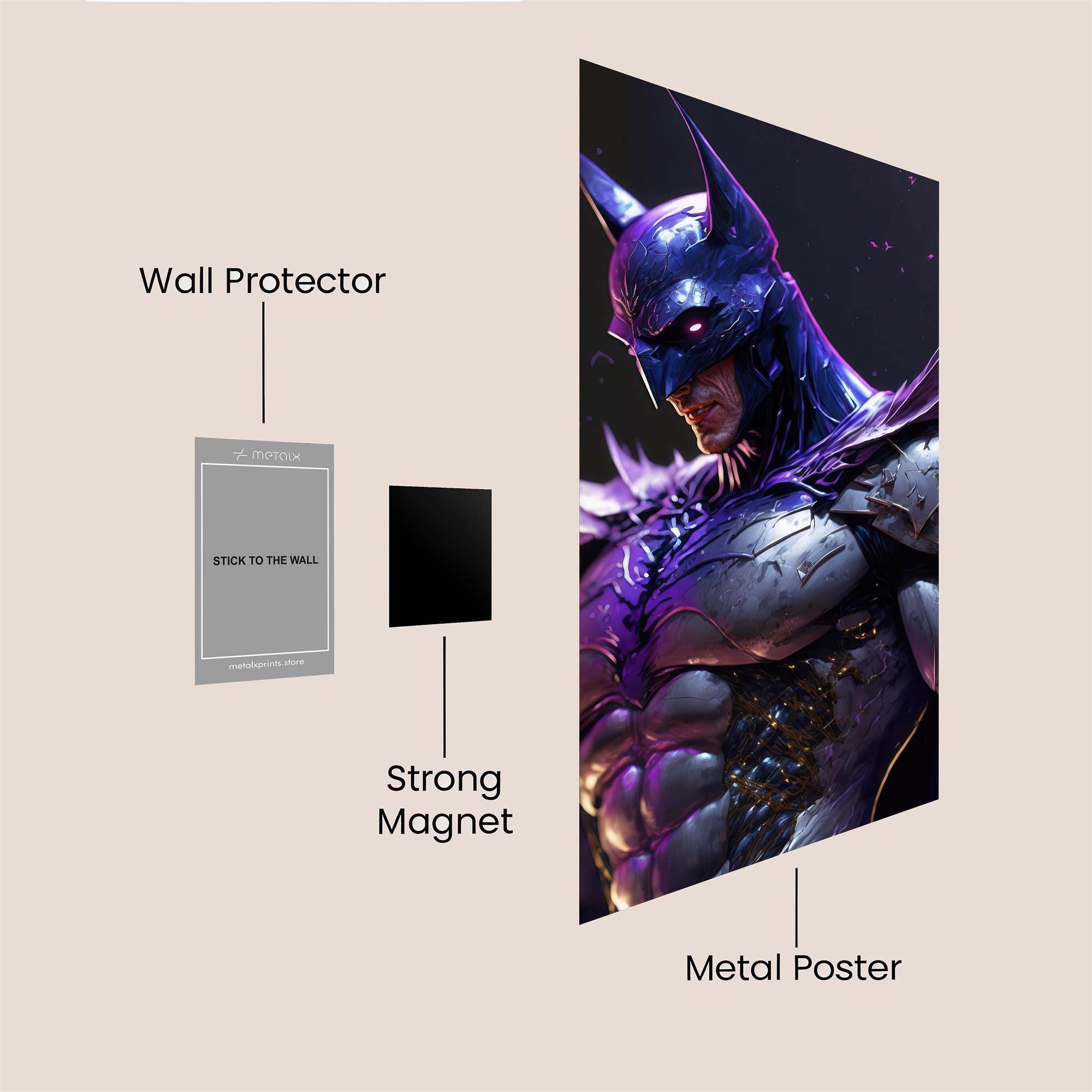 Batman Majesty Safe Wall Magnetic / M
