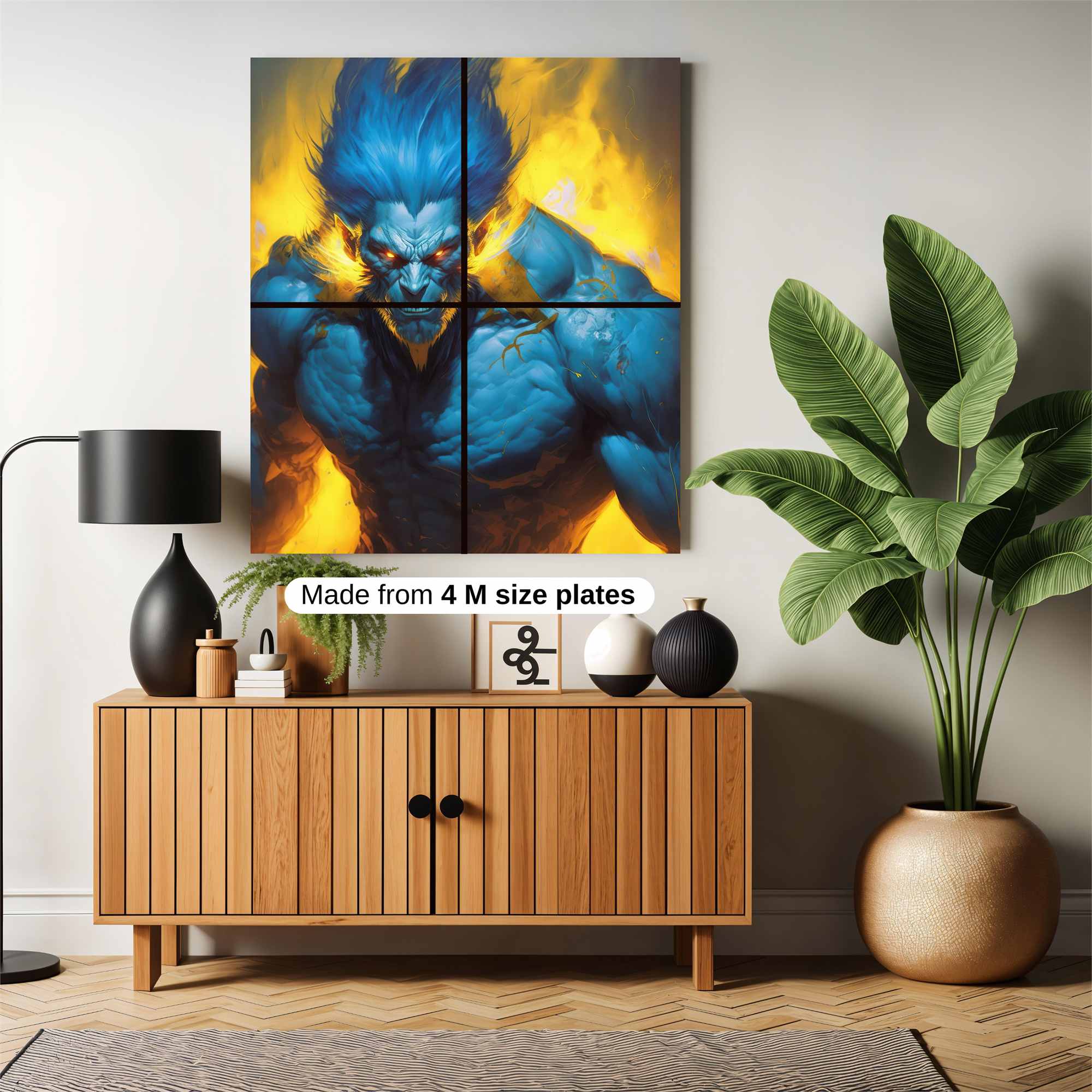 Beast Blaze Safe Wall Magnetic / M