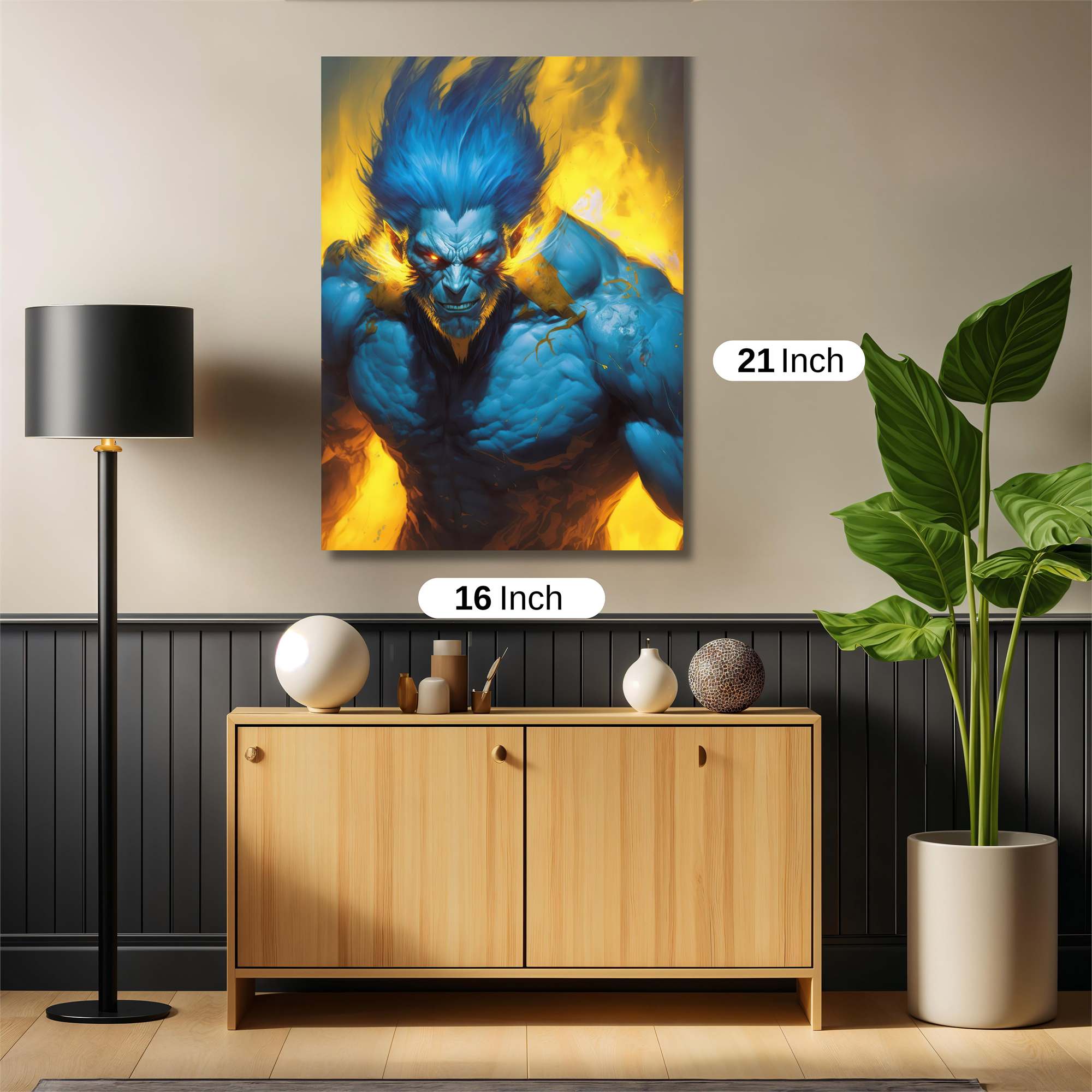 Beast Blaze Safe Wall Magnetic / M