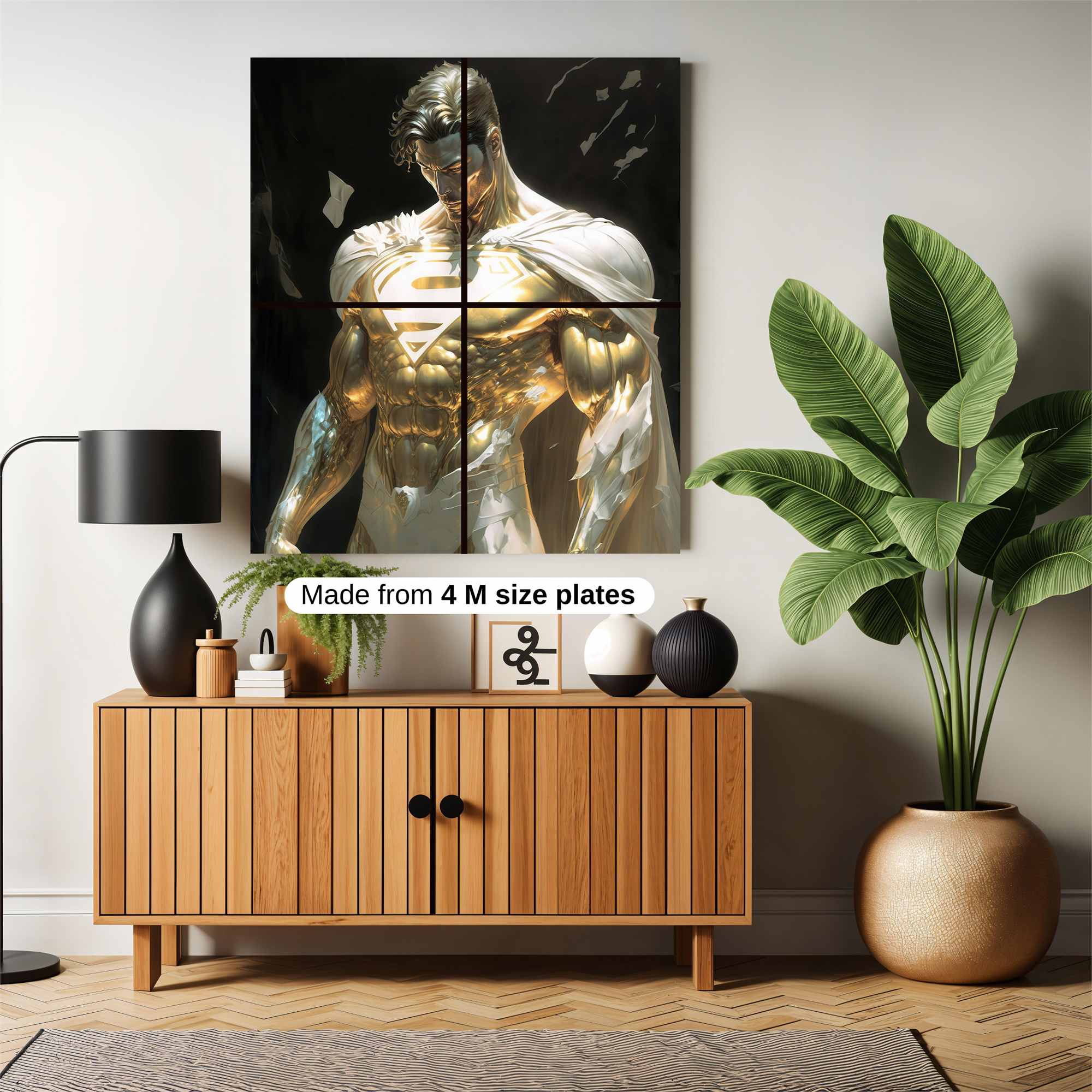 Superman Radiance Safe Wall Magnetic / M