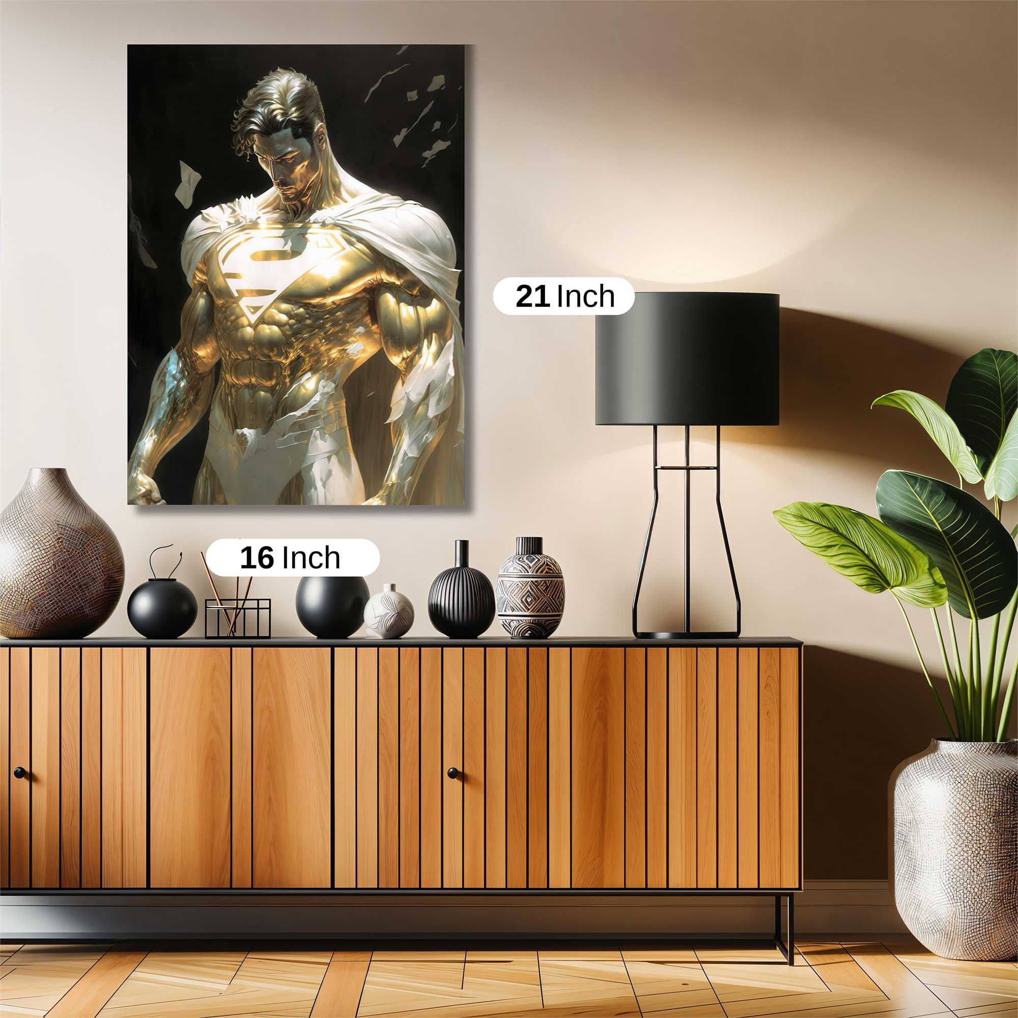 Superman Radiance Safe Wall Magnetic / M