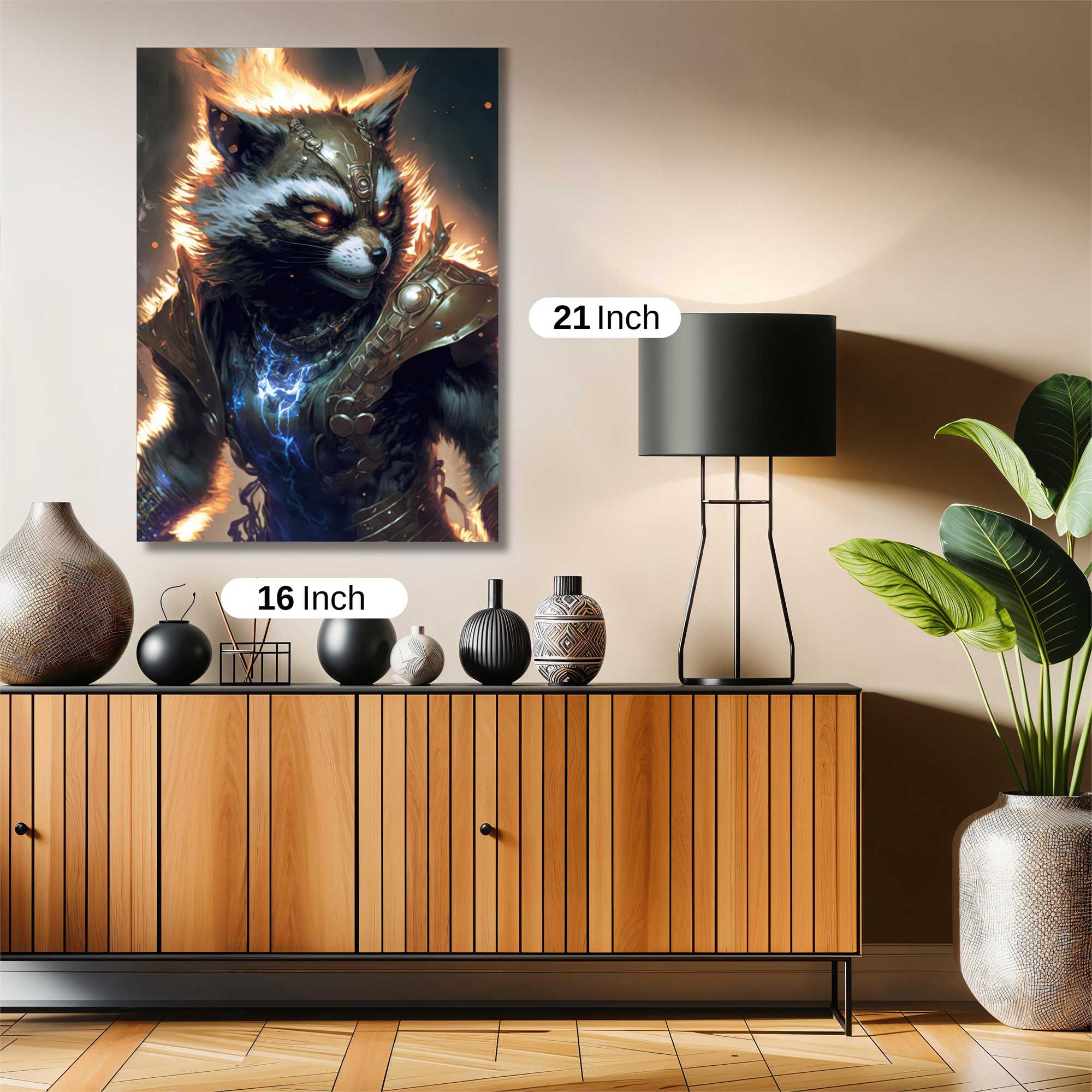 Fierce Warrior Safe Wall Magnetic / M