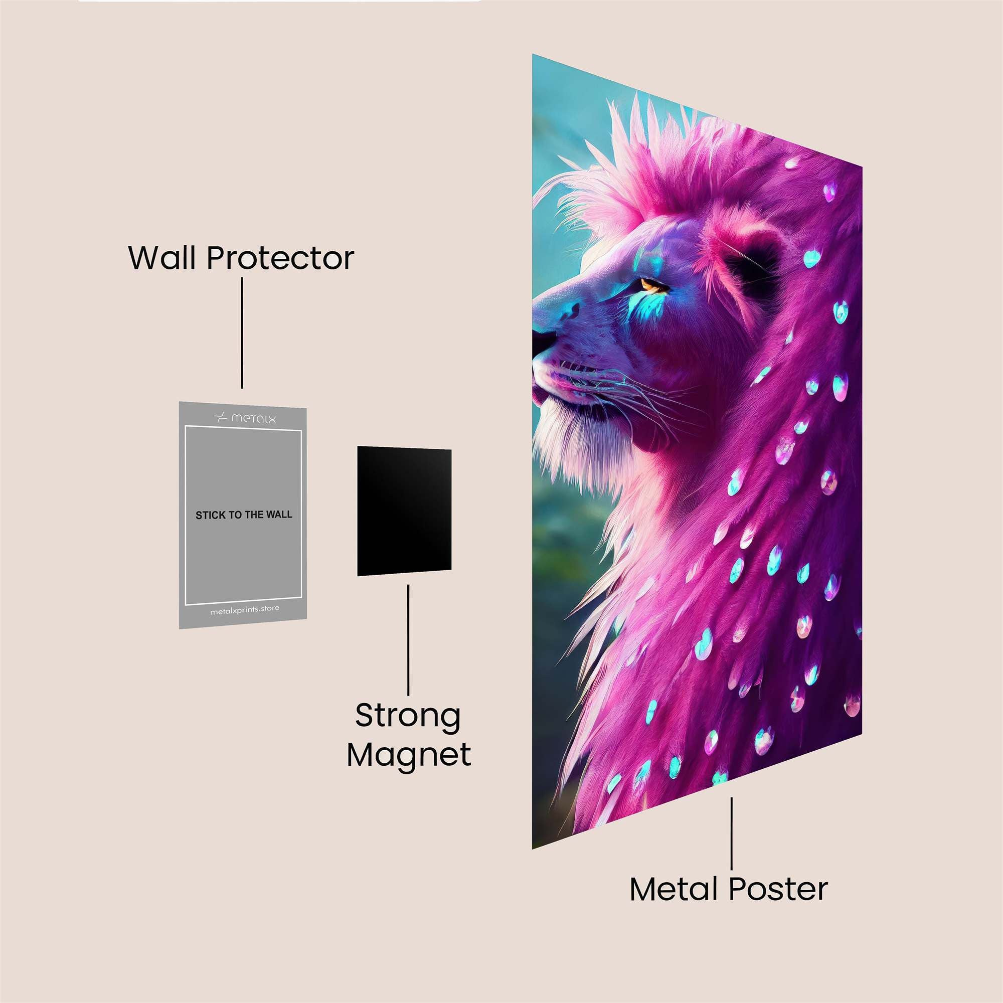 Radiant Majesty Safe Wall Magnetic / M