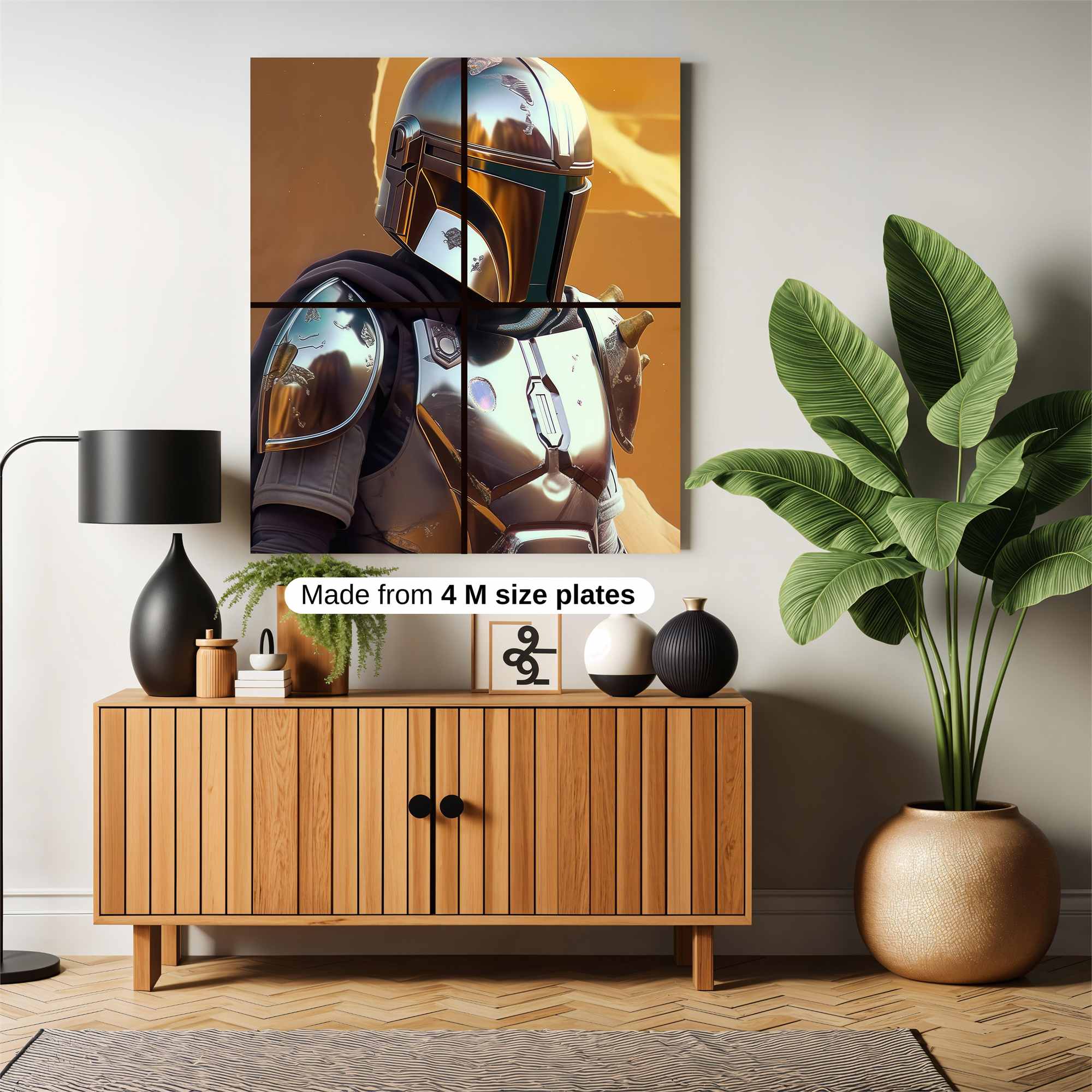 Mandalorian Majesty Safe Wall Magnetic / M