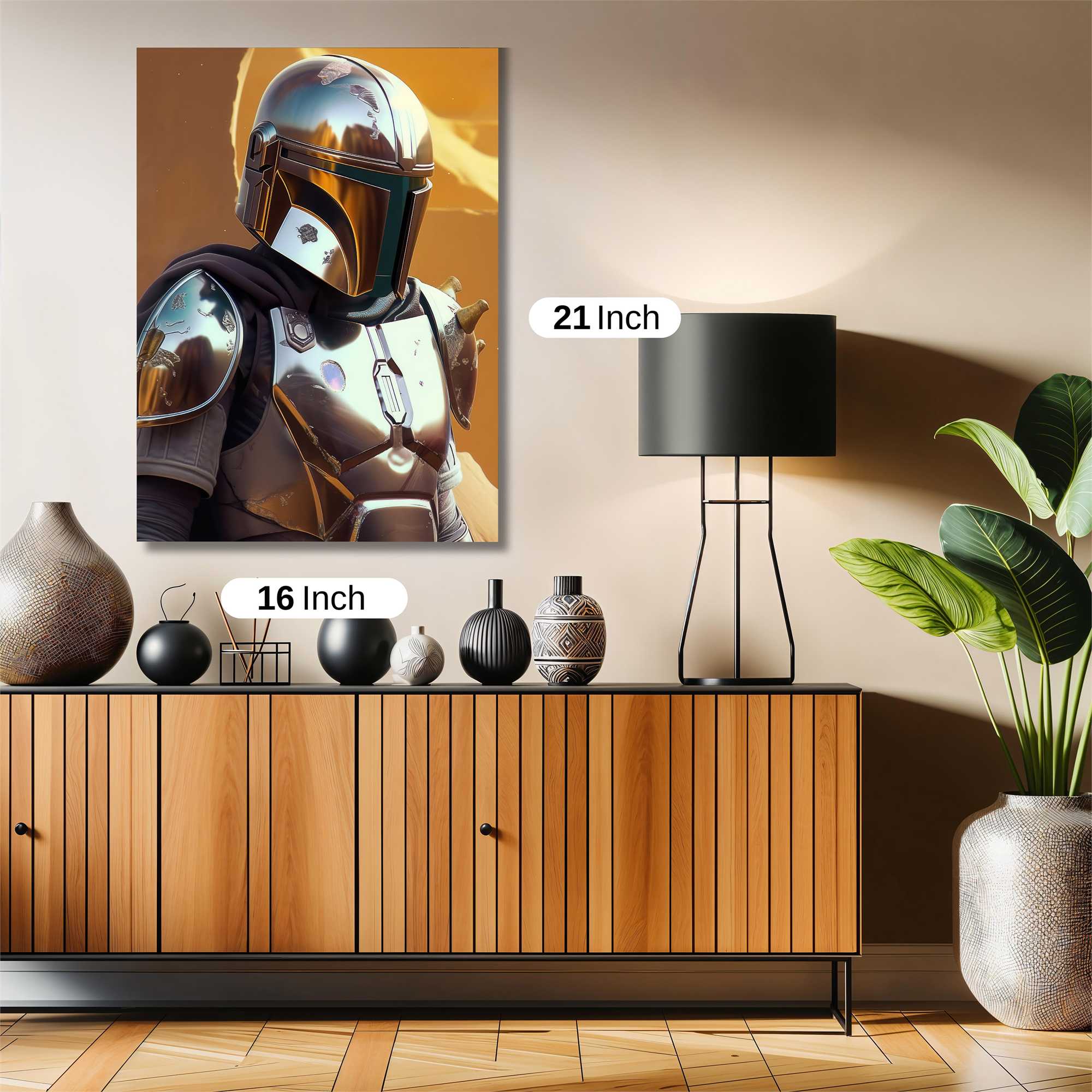 Mandalorian Majesty Safe Wall Magnetic / M