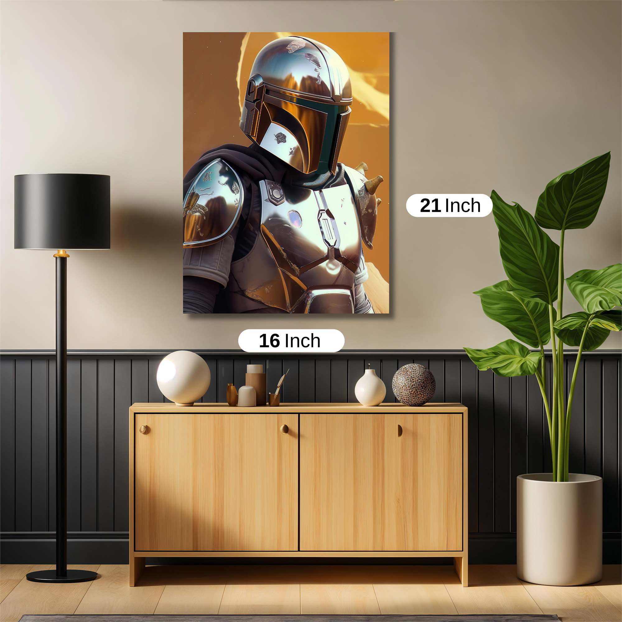 Mandalorian Majesty Safe Wall Magnetic / M