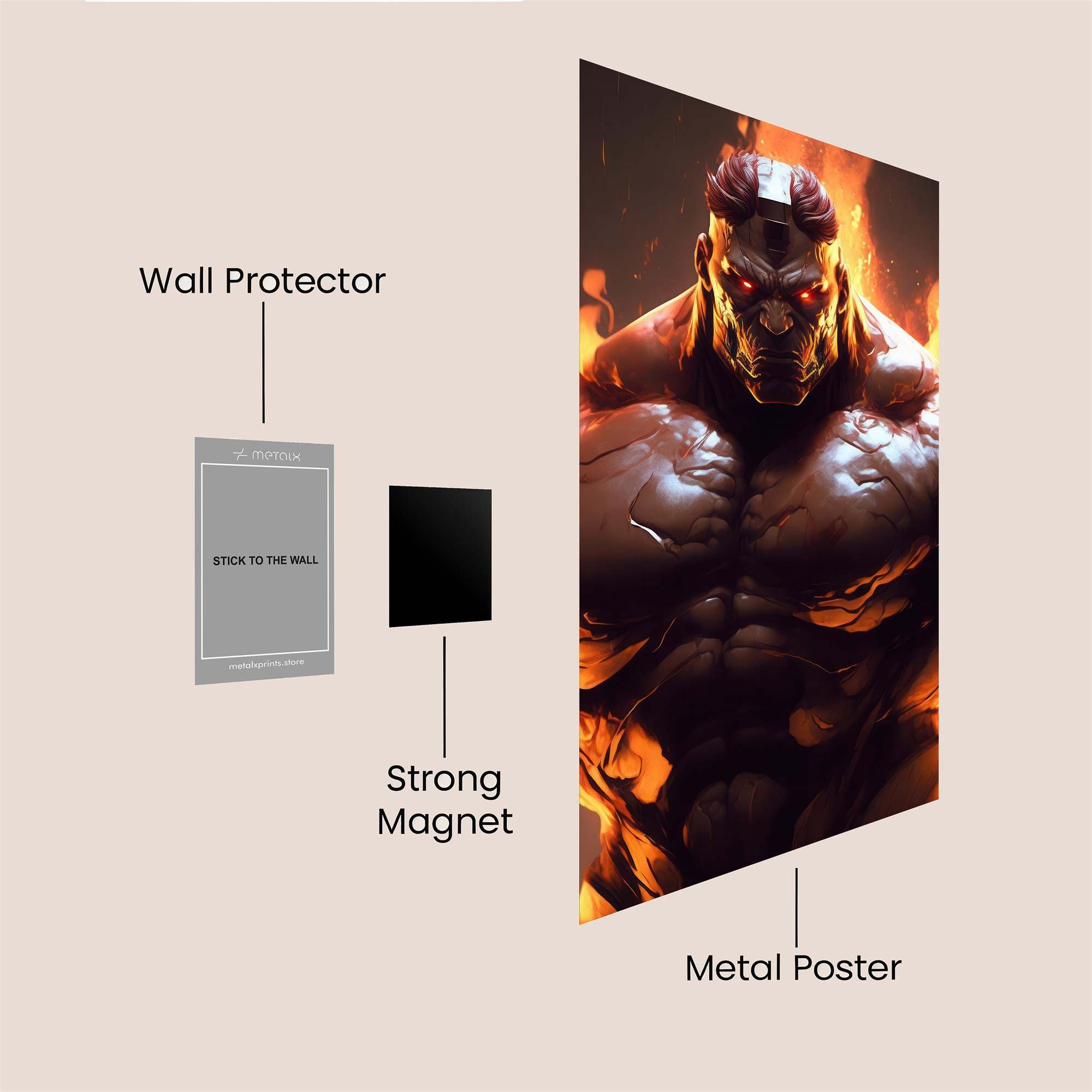 Infernal Titan Safe Wall Magnetic / M