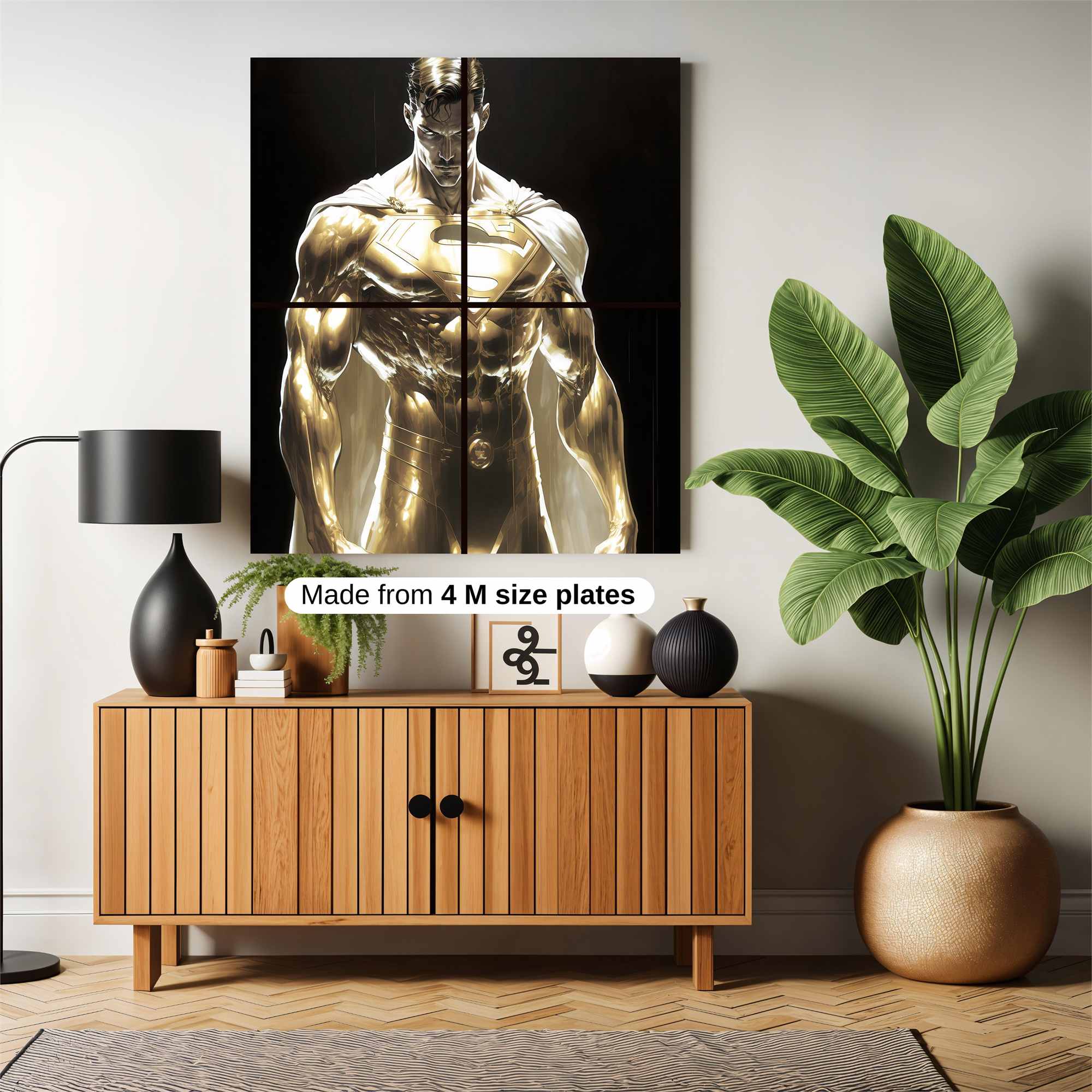 Superman Radiance Safe Wall Magnetic / M