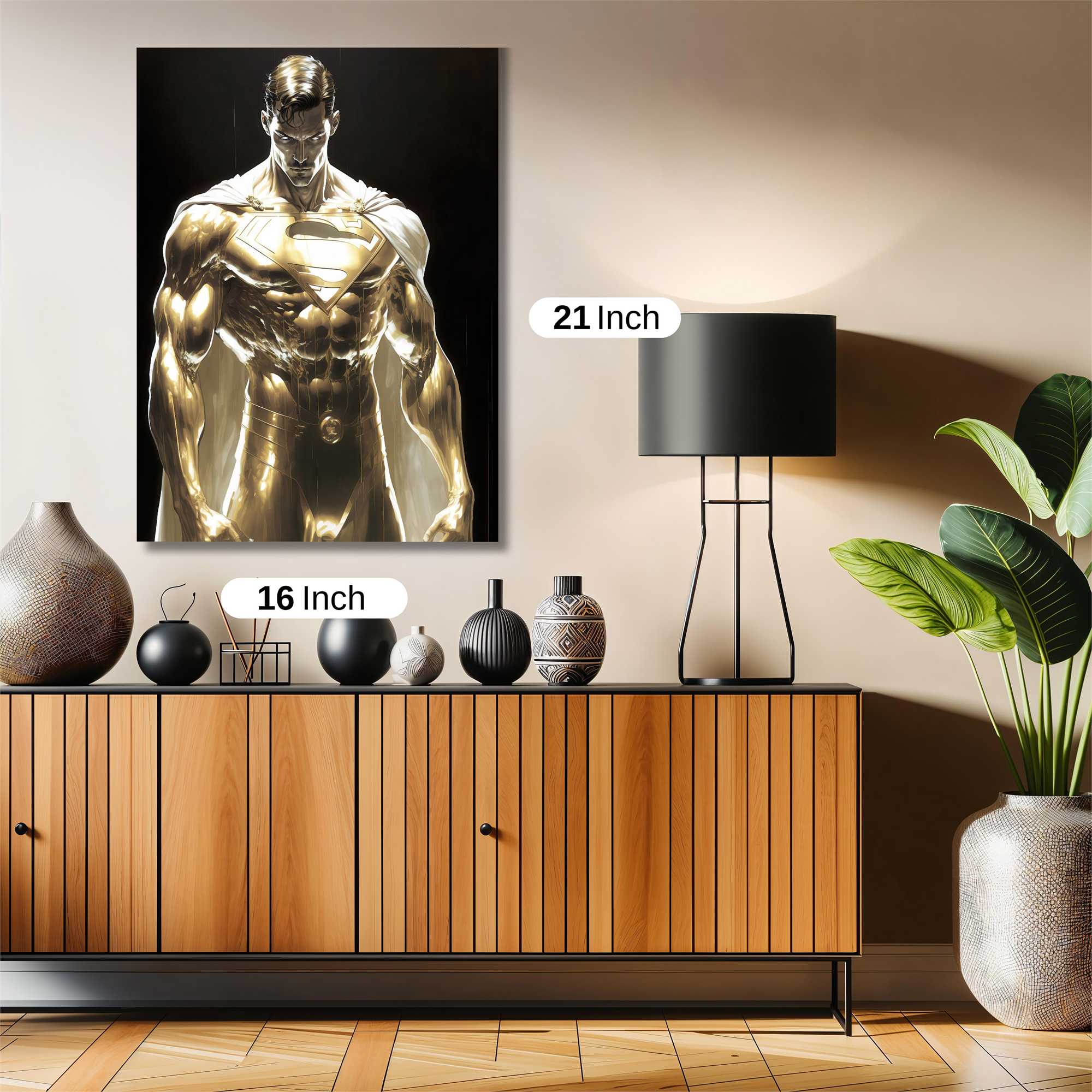 Superman Radiance Safe Wall Magnetic / M