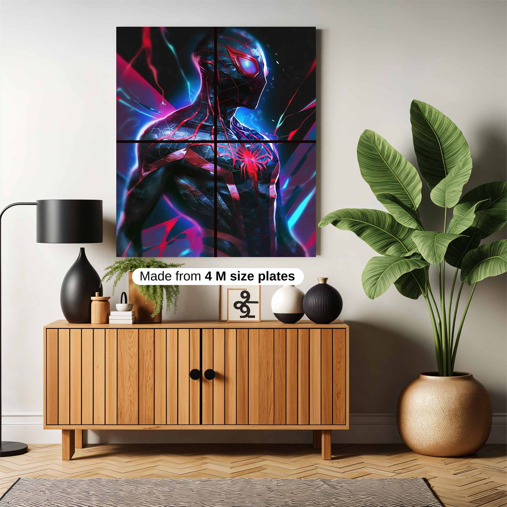 Spider-Energy Surge Safe Wall Magnetic / M