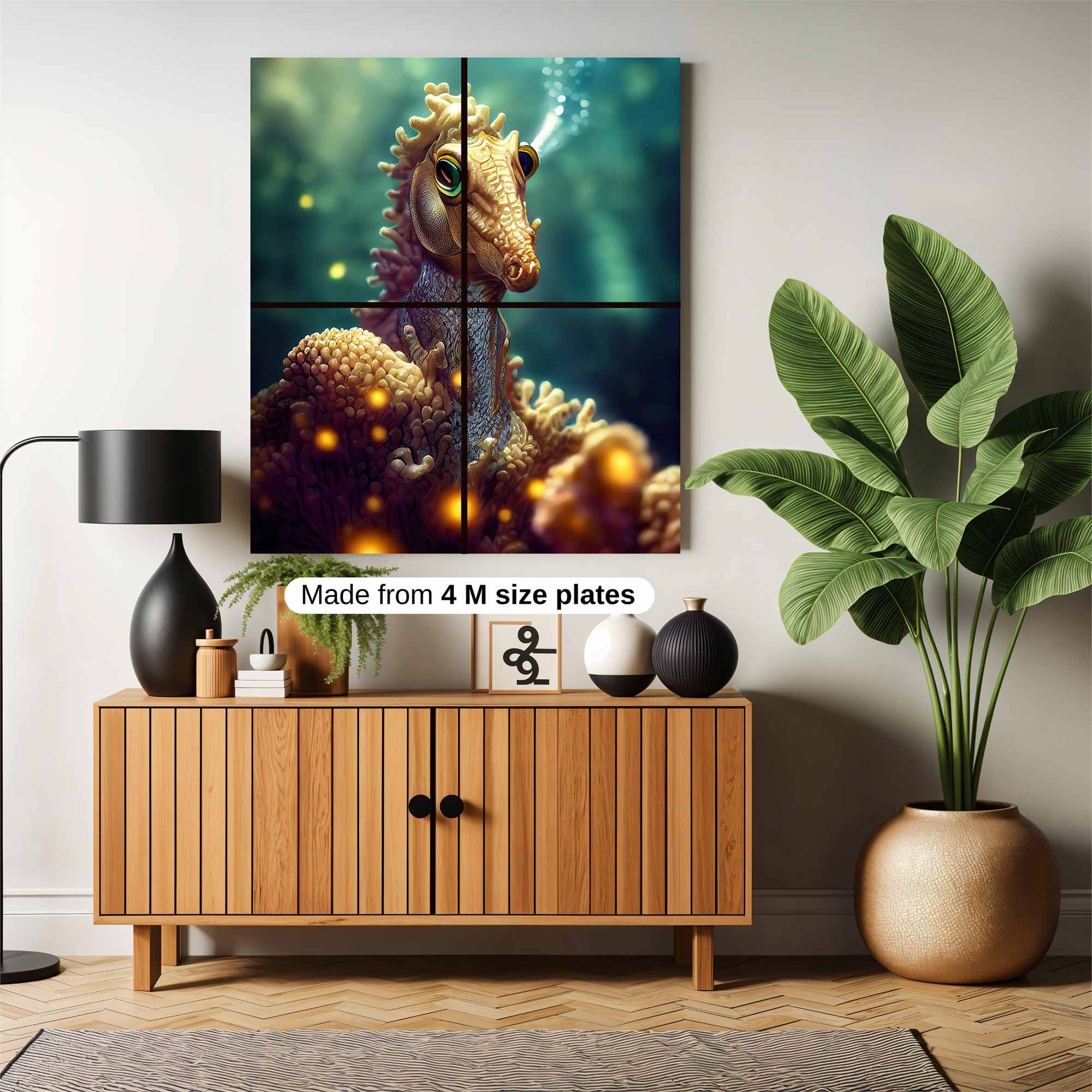 Seahorse Wonder Safe Wall Magnetic / M