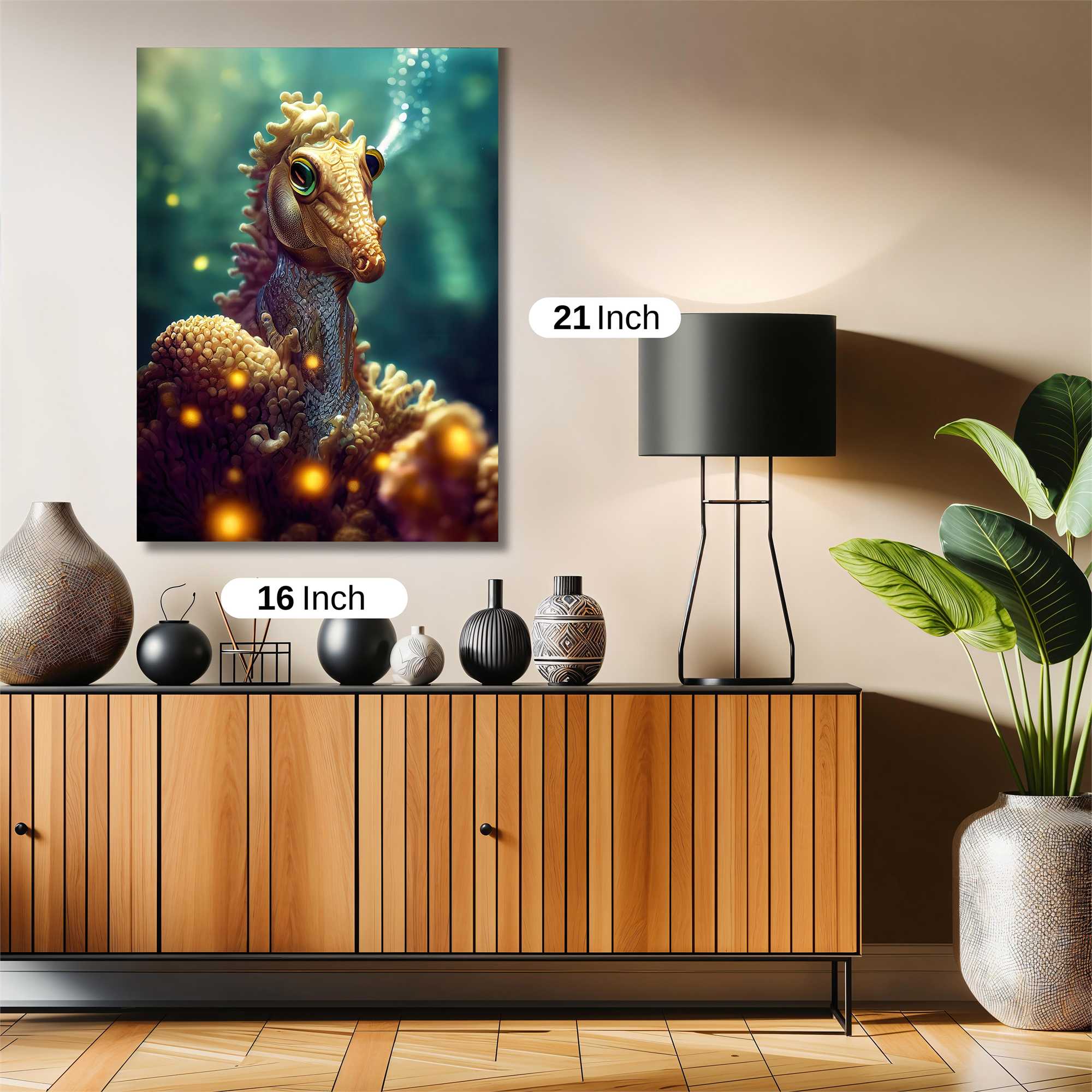 Seahorse Wonder Safe Wall Magnetic / M