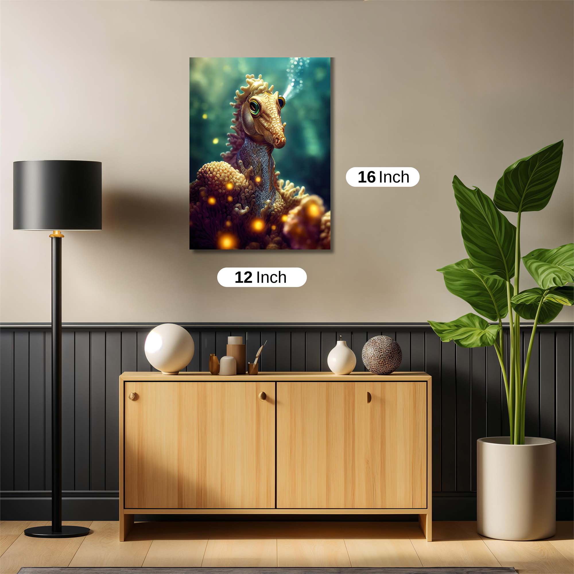 Seahorse Wonder Safe Wall Magnetic / M