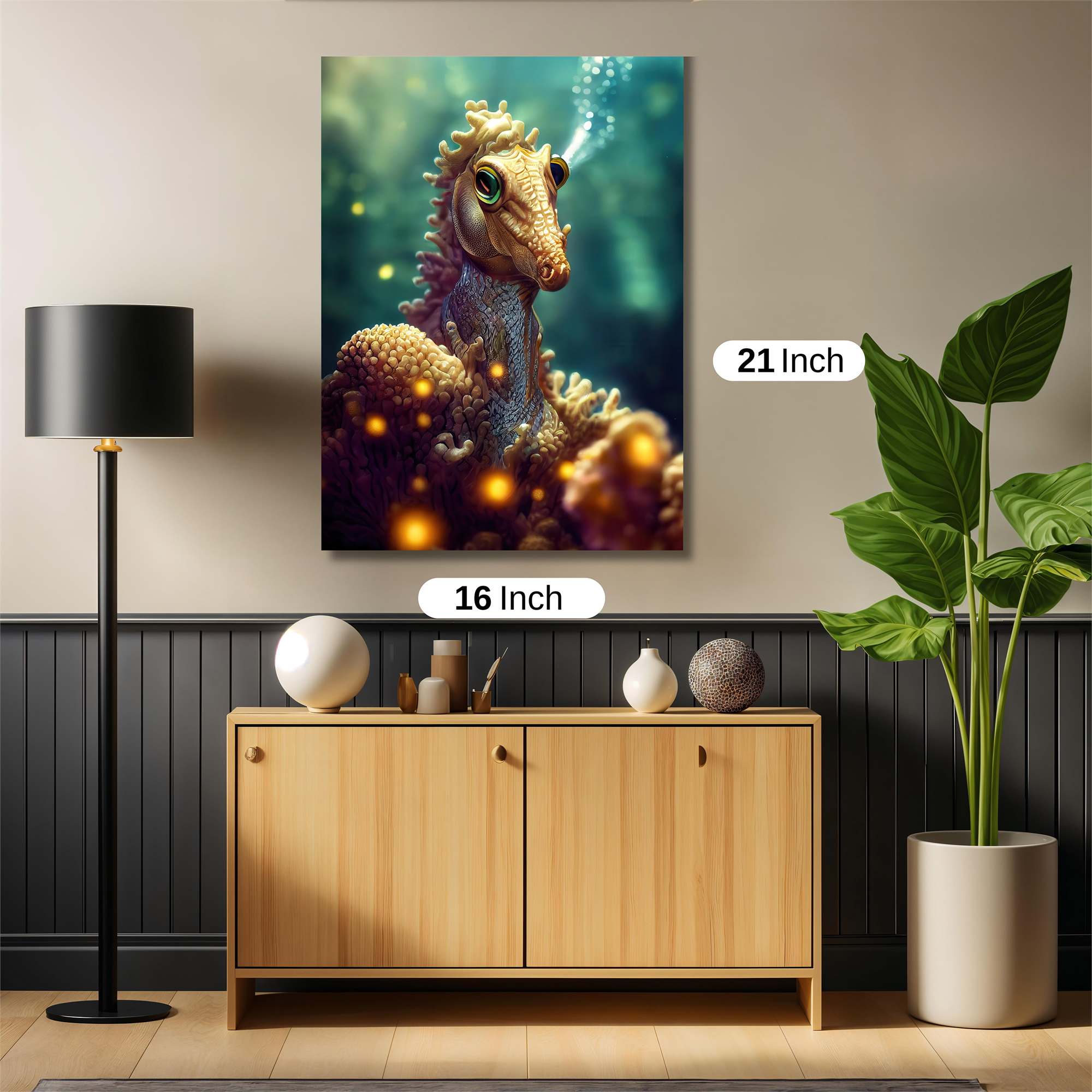 Seahorse Wonder Safe Wall Magnetic / M