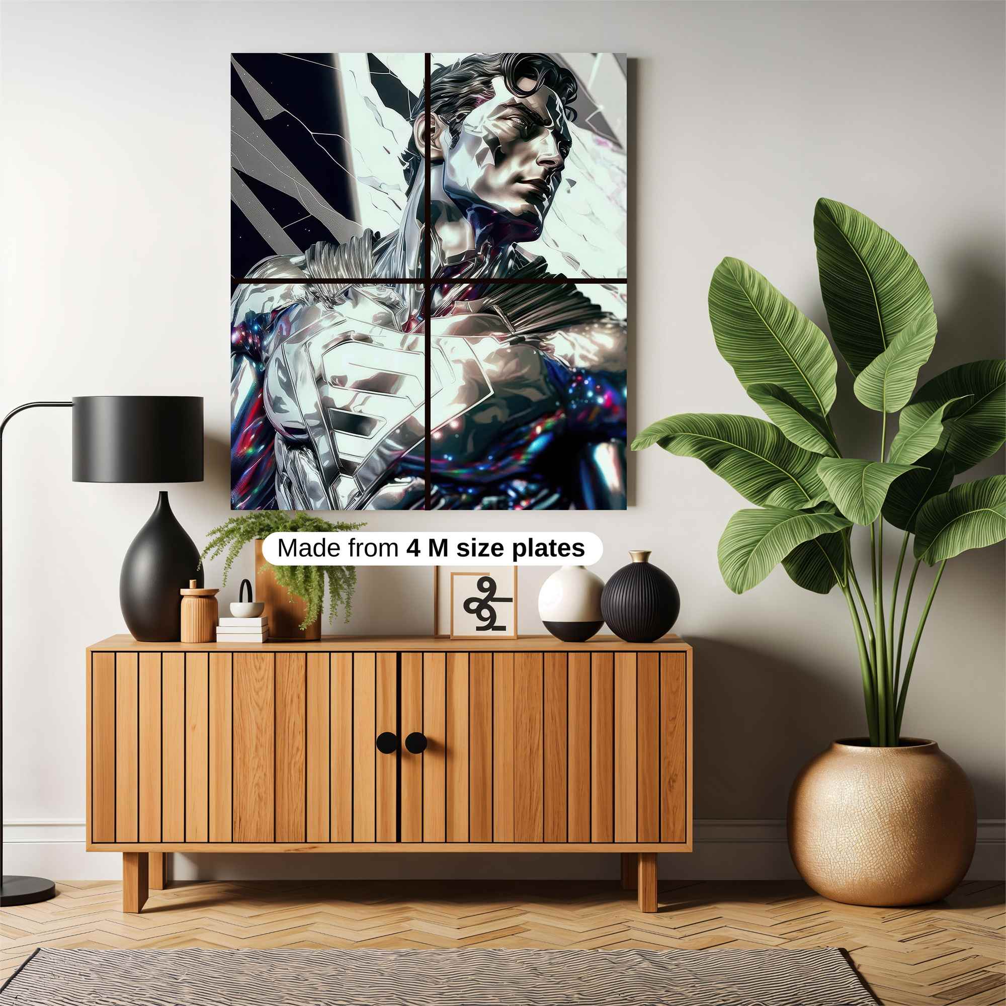 Superman Luminescence Safe Wall Magnetic / M