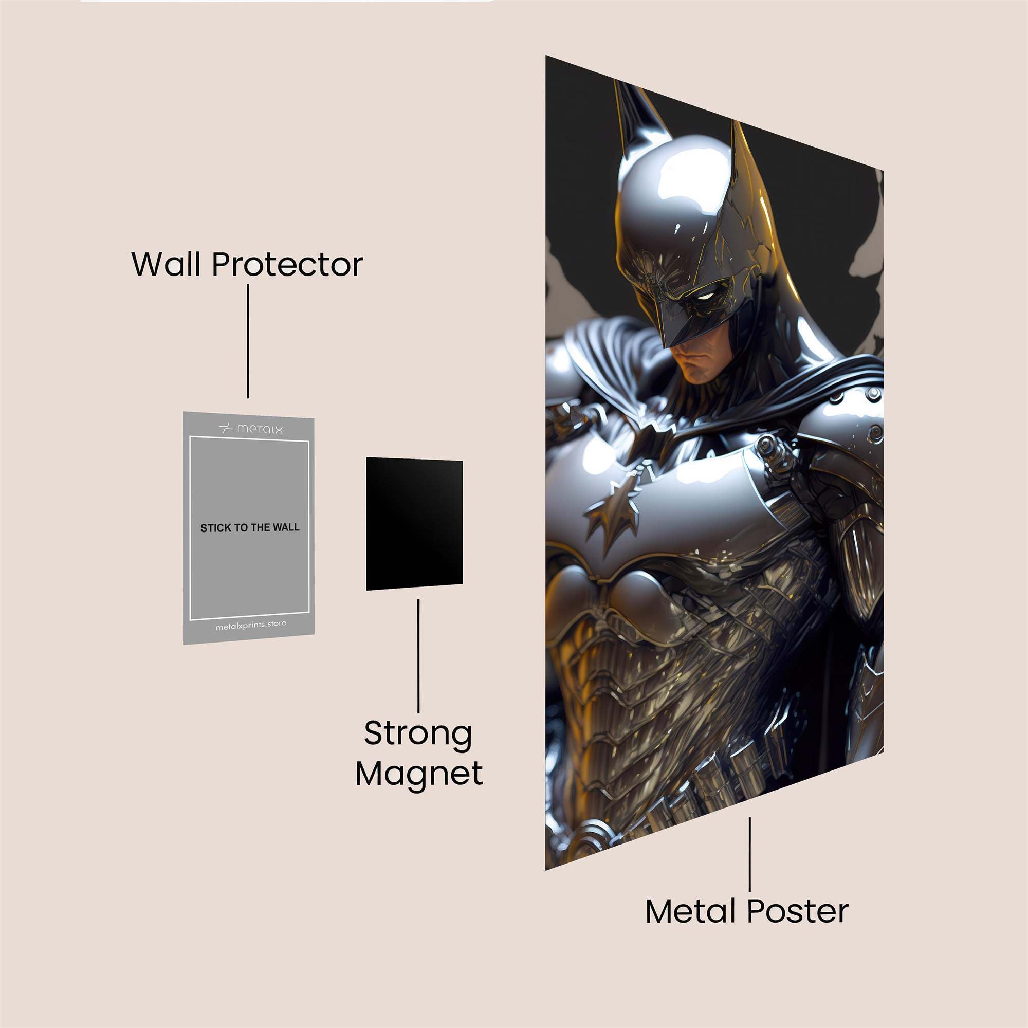 Batman Majesty Safe Wall Magnetic / M