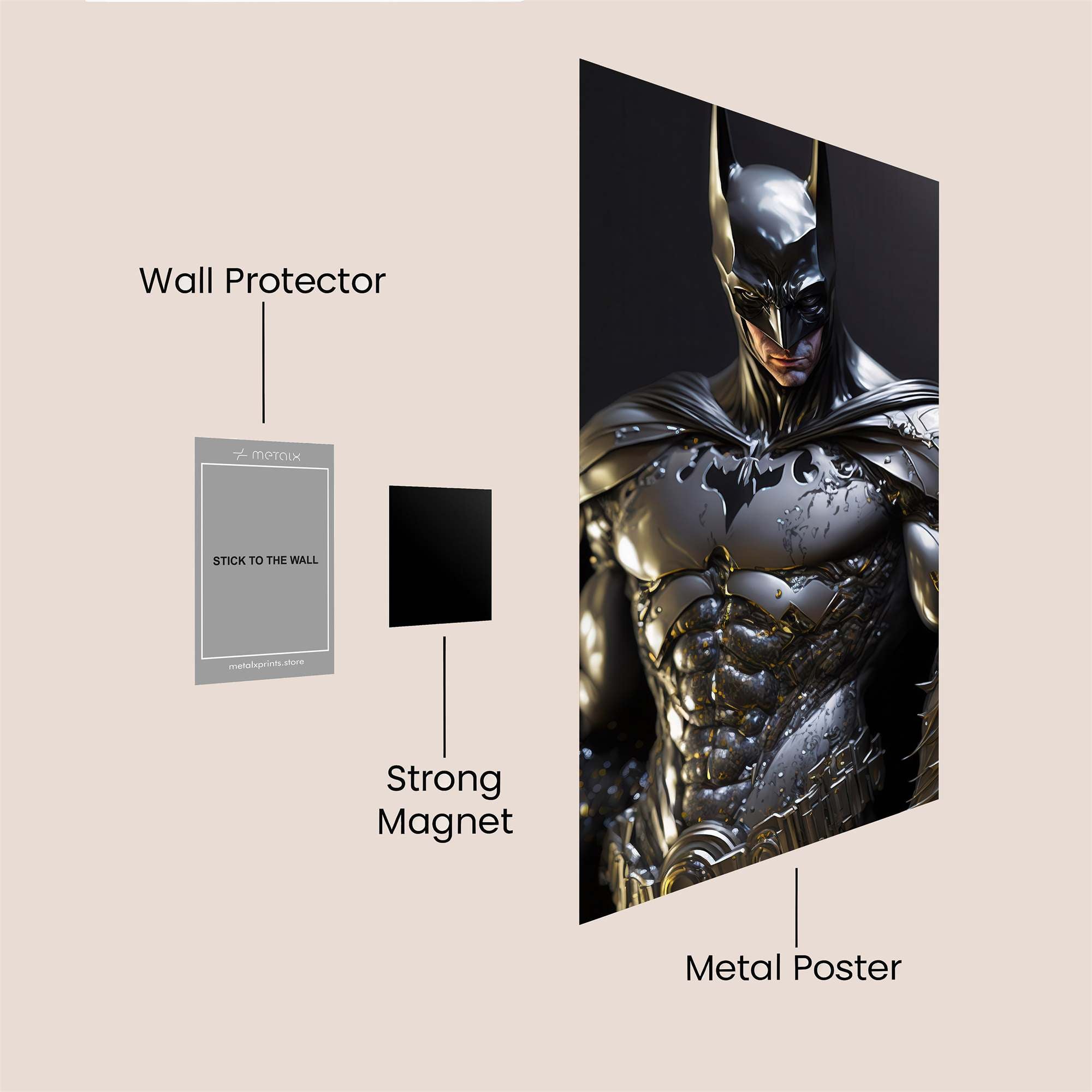 Batman Majesty Safe Wall Magnetic / M