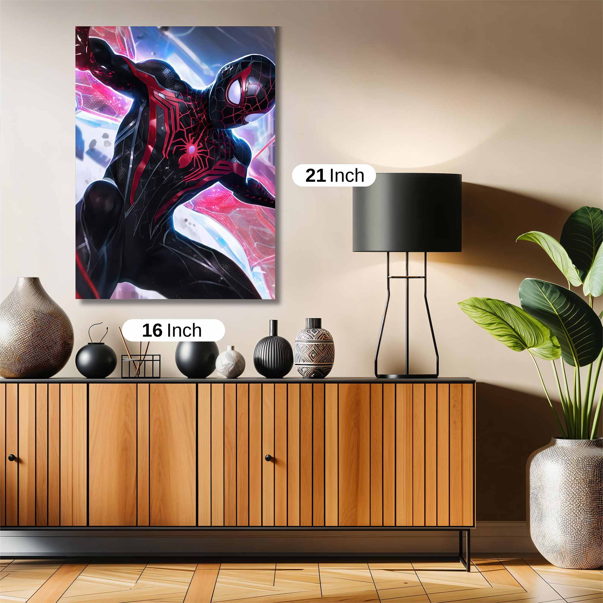 Spider-Webbed Dynamism Safe Wall Magnetic / M