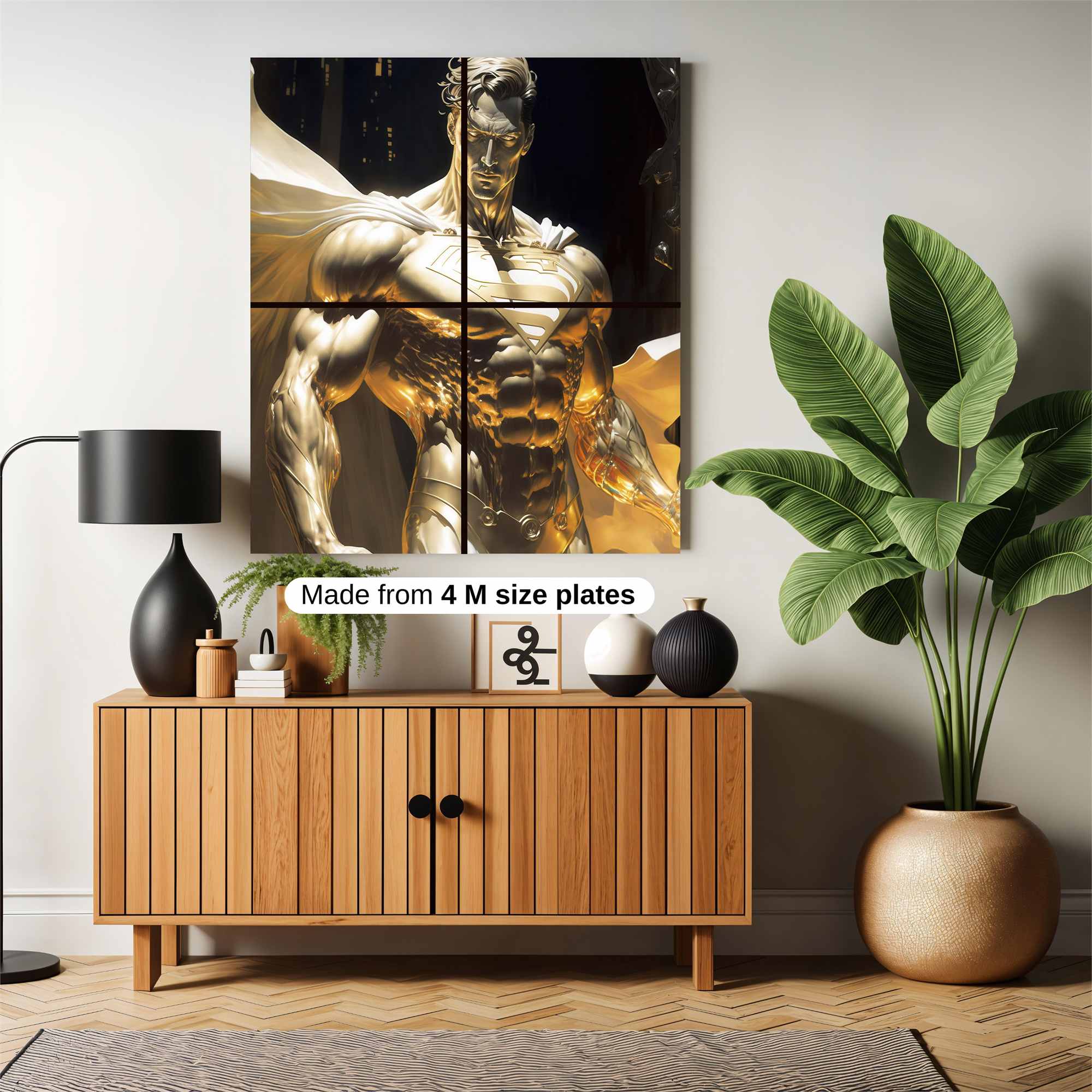 Superman Radiance Safe Wall Magnetic / M