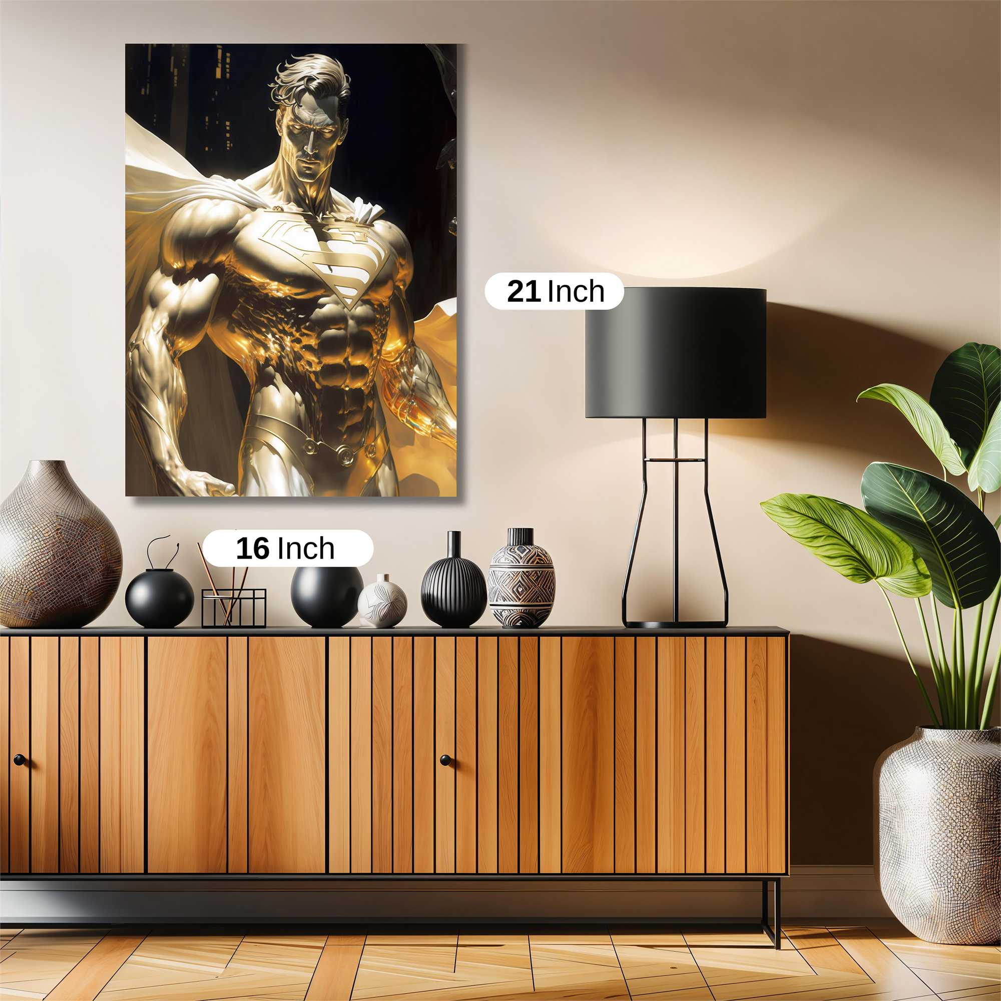 Superman Radiance Safe Wall Magnetic / M