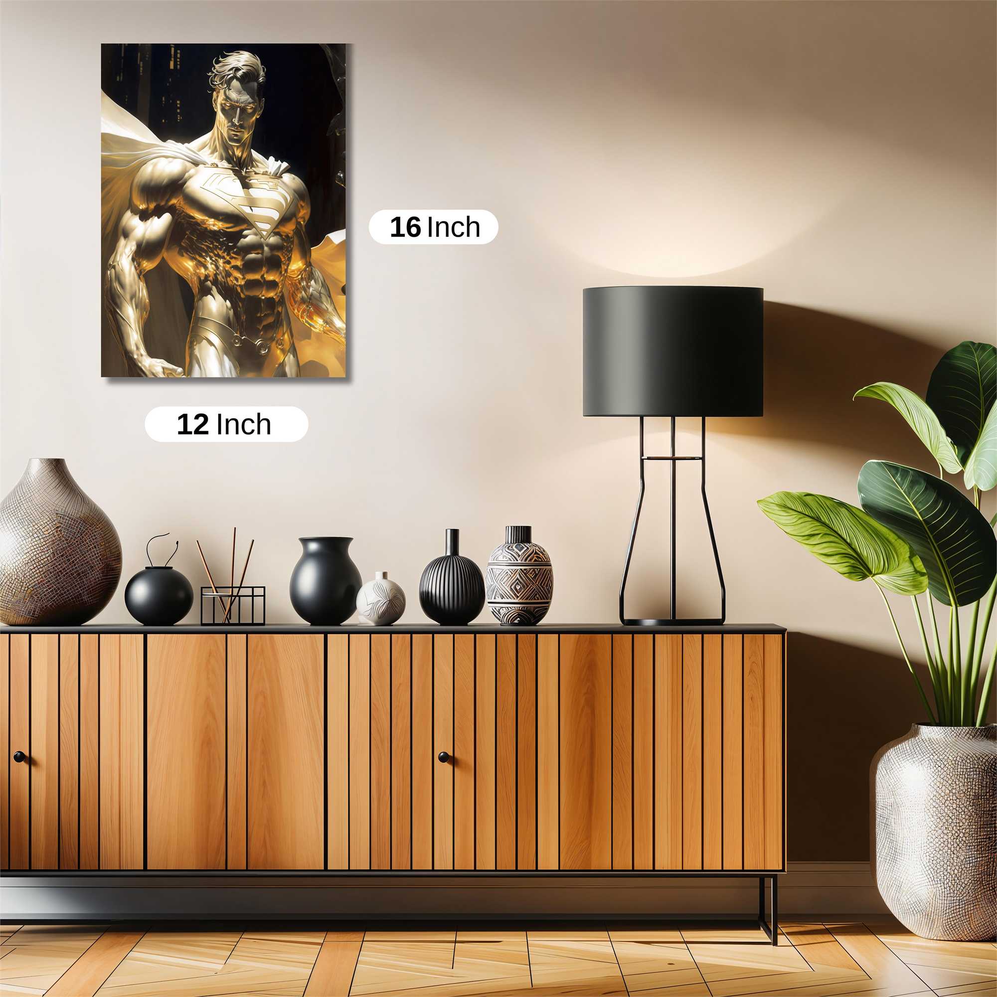 Superman Radiance Safe Wall Magnetic / M