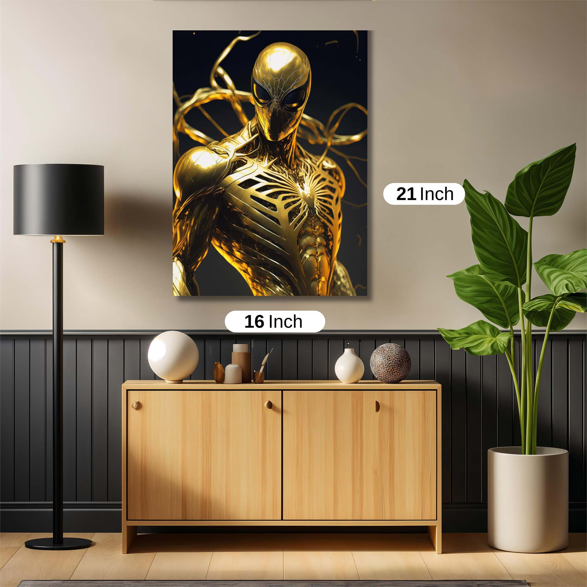 Golden Ascendance Safe Wall Magnetic / M