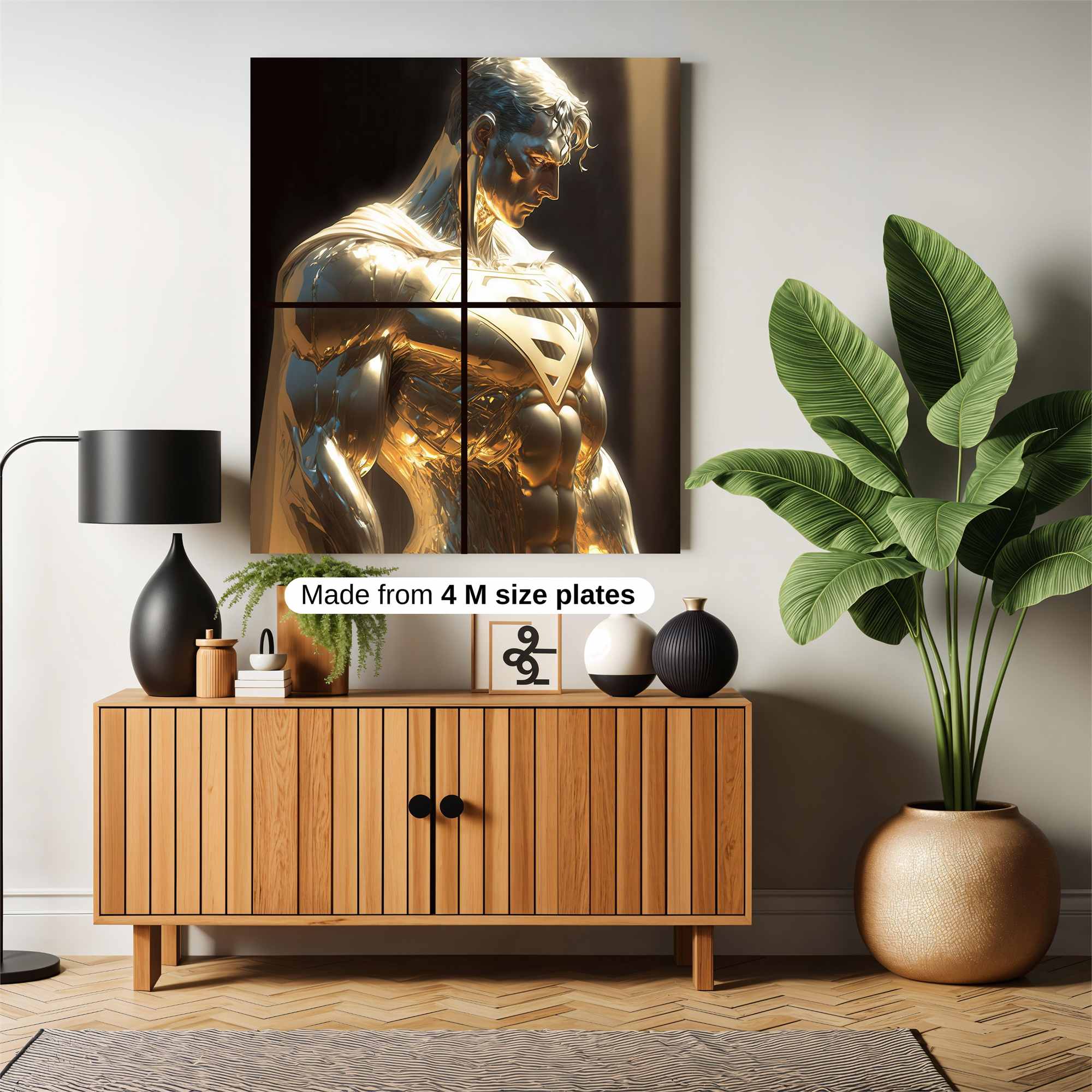 Superman Luminosity Safe Wall Magnetic / M