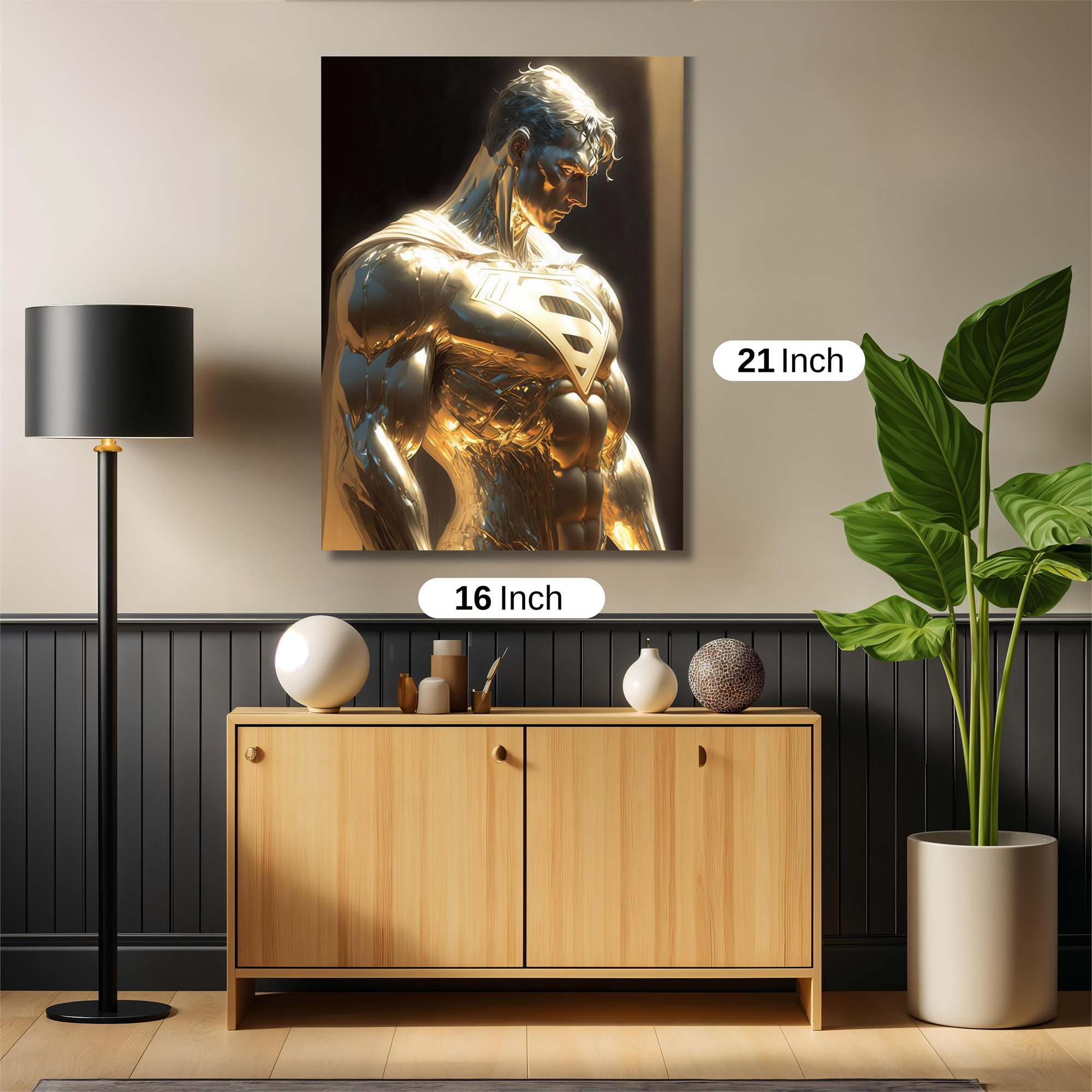 Superman Luminosity Safe Wall Magnetic / M