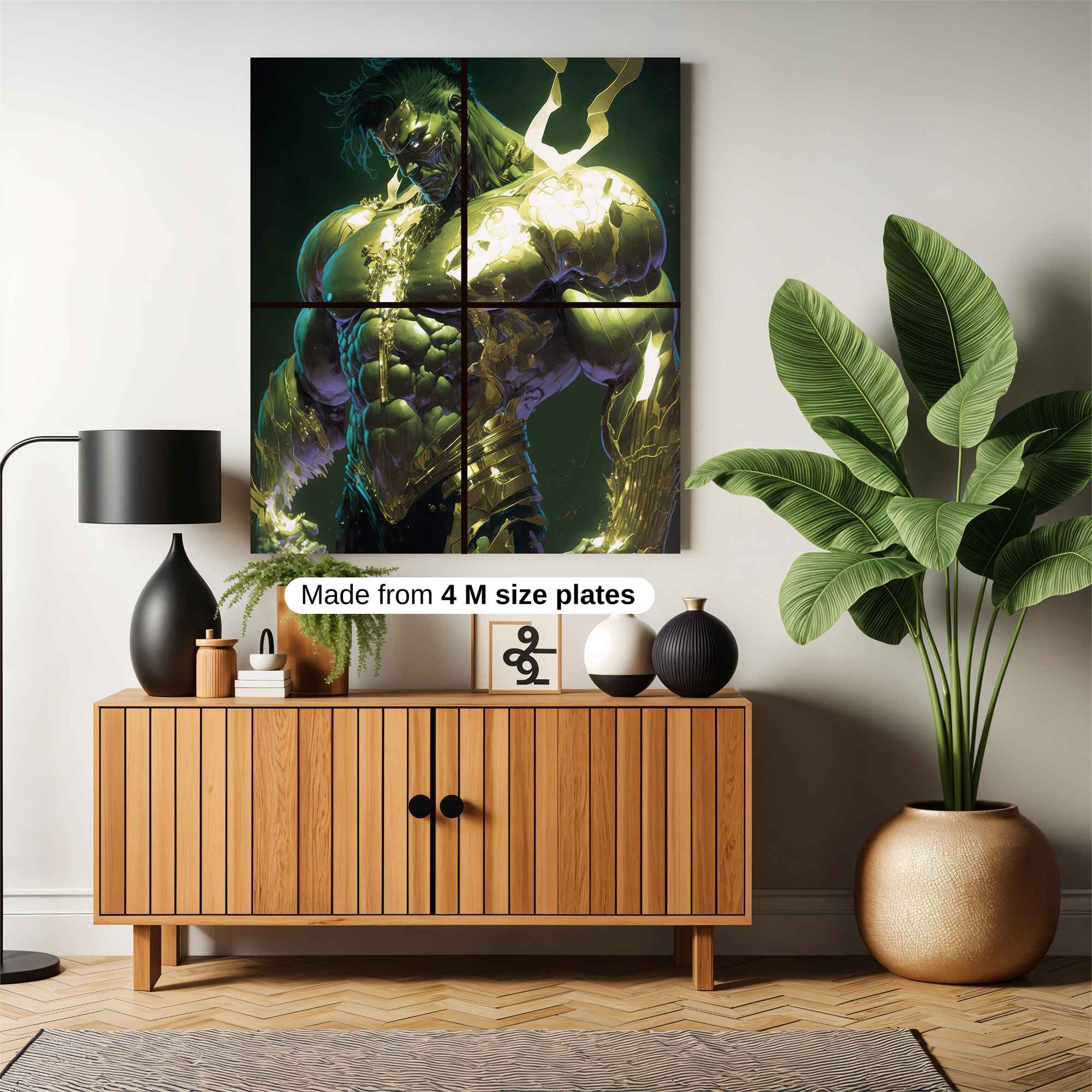 Hulk Illuminated Safe Wall Magnetic / M