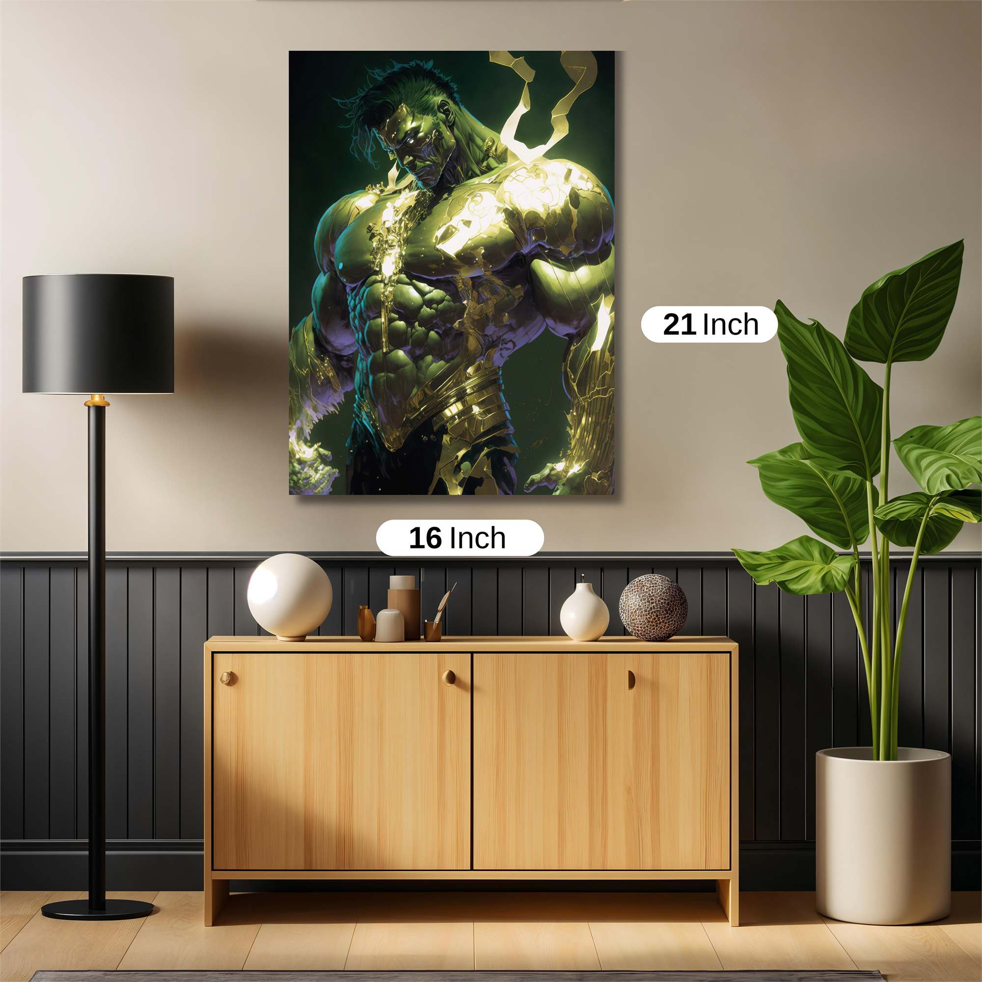 Hulk Illuminated Safe Wall Magnetic / M